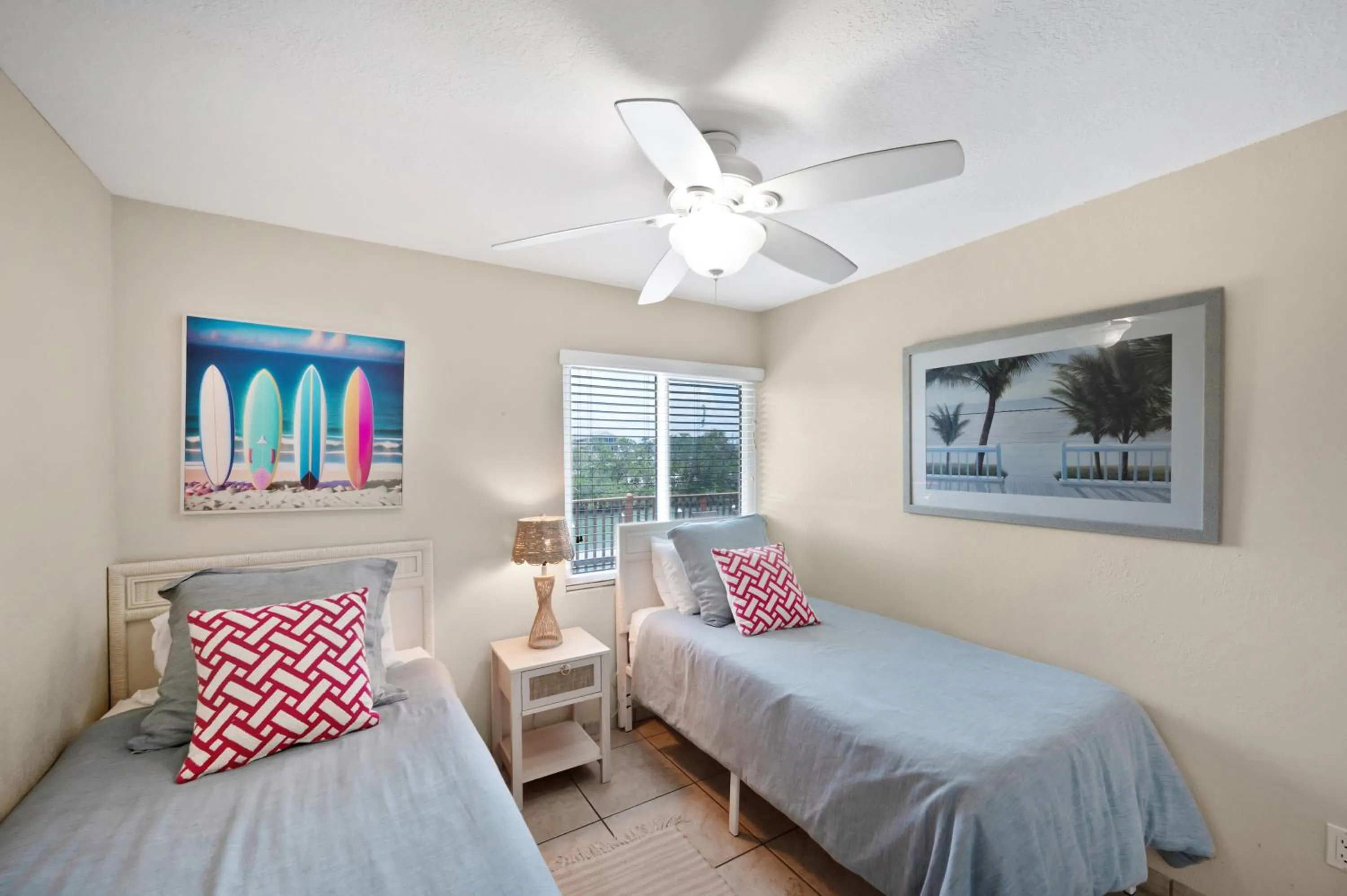 Bed in A Beach Retreat on Casey Key