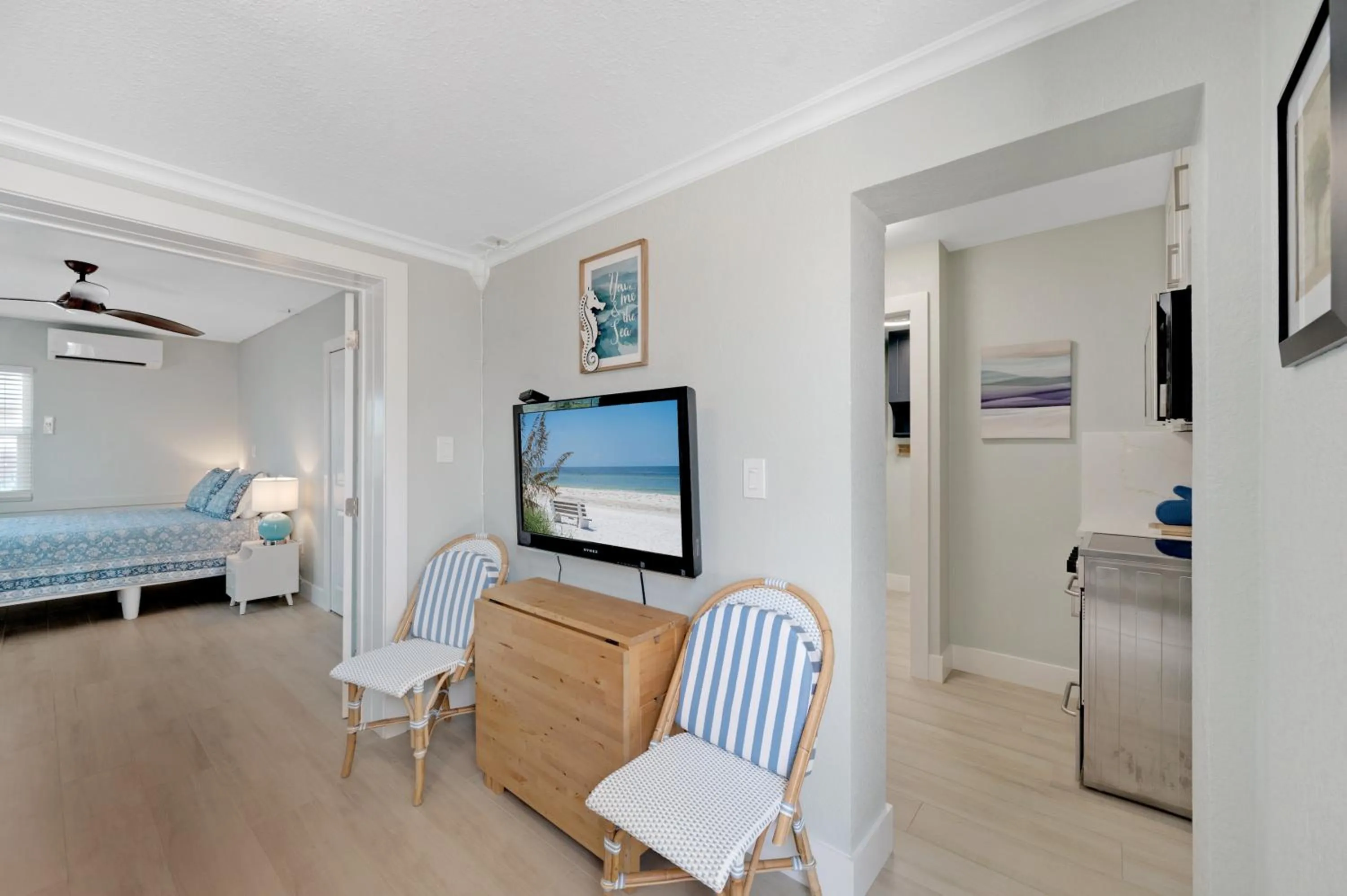 Bed in A Beach Retreat on Casey Key