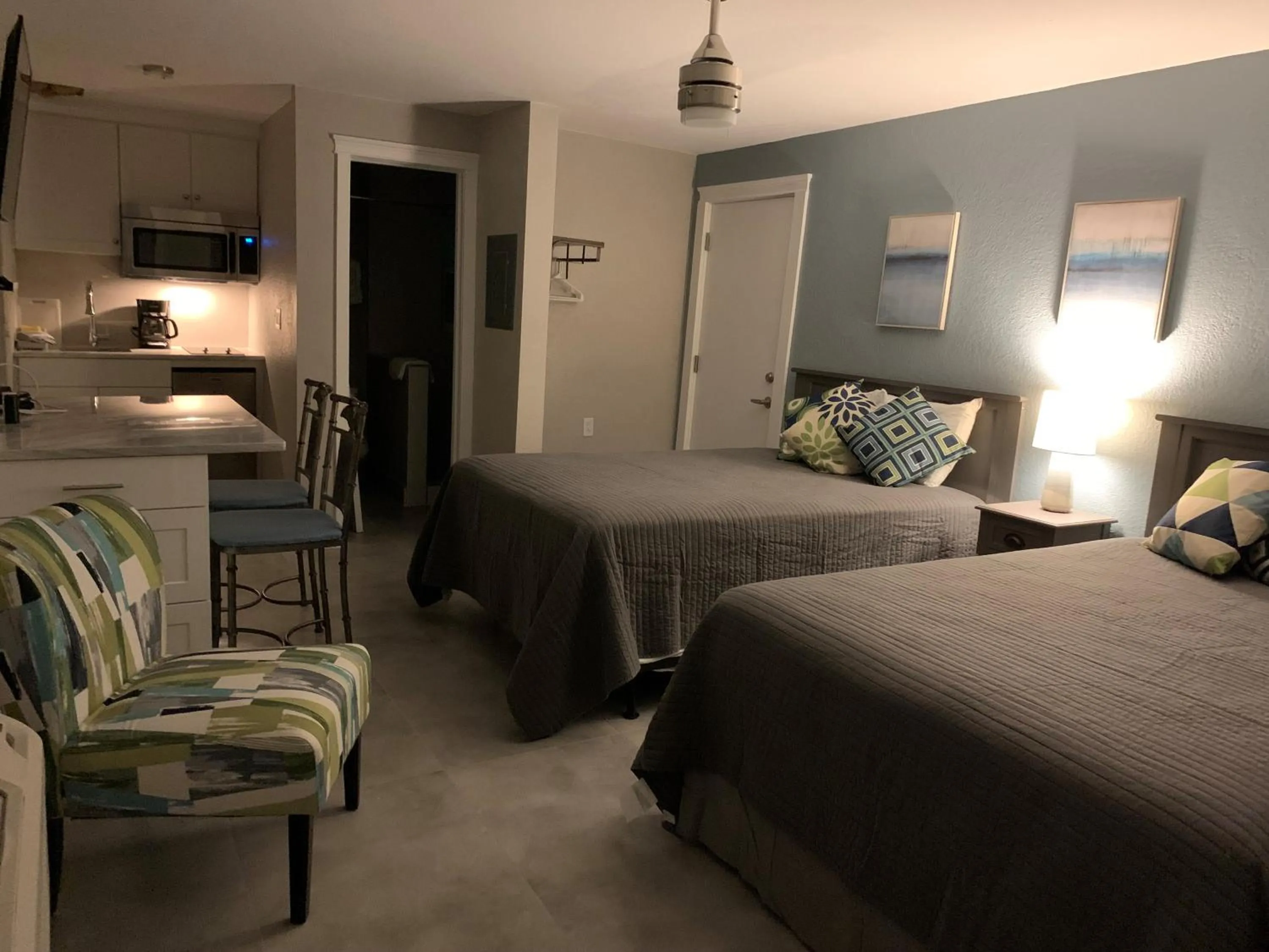 Bed in A Beach Retreat on Casey Key