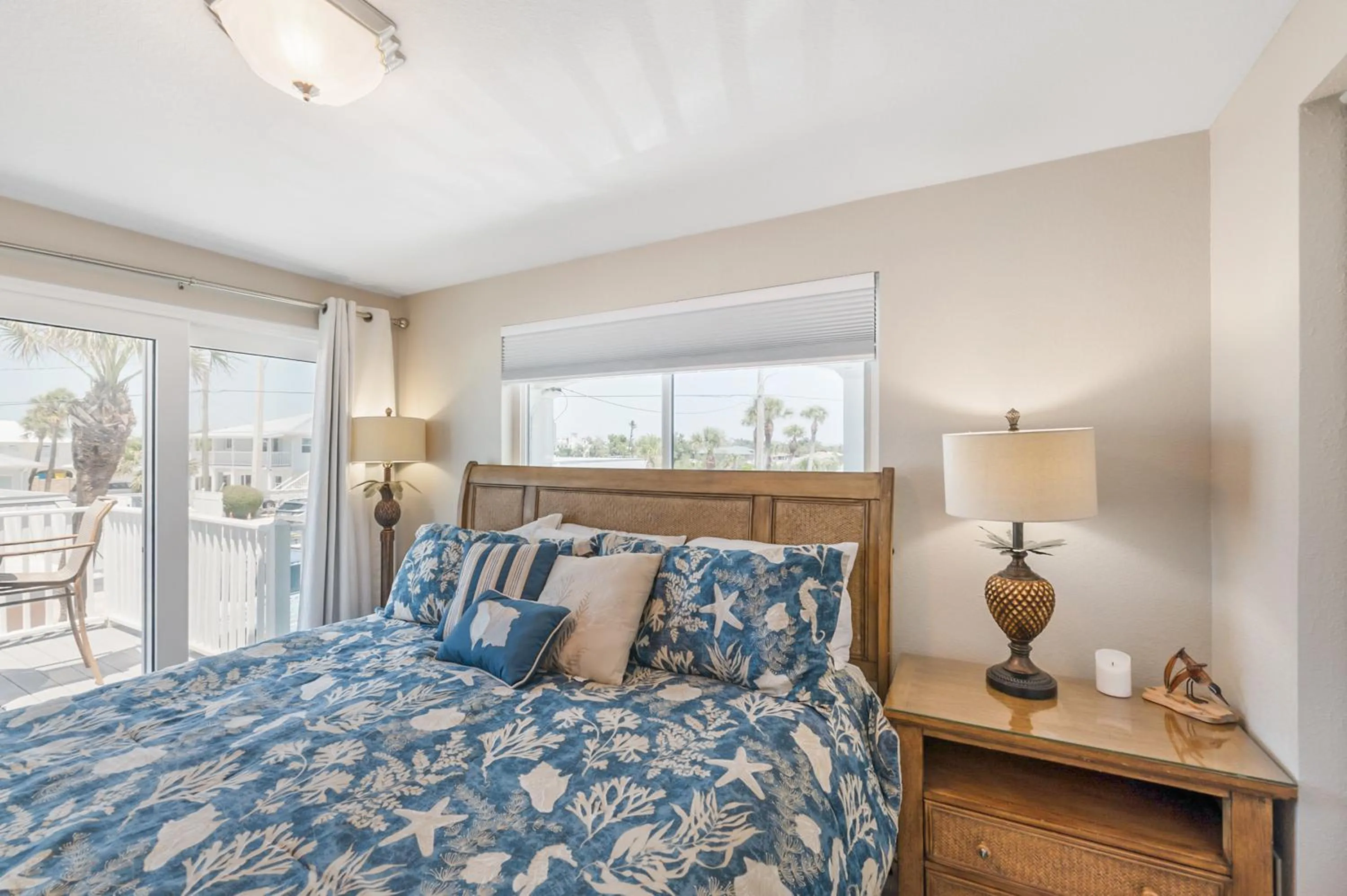 Bed in A Beach Retreat on Casey Key