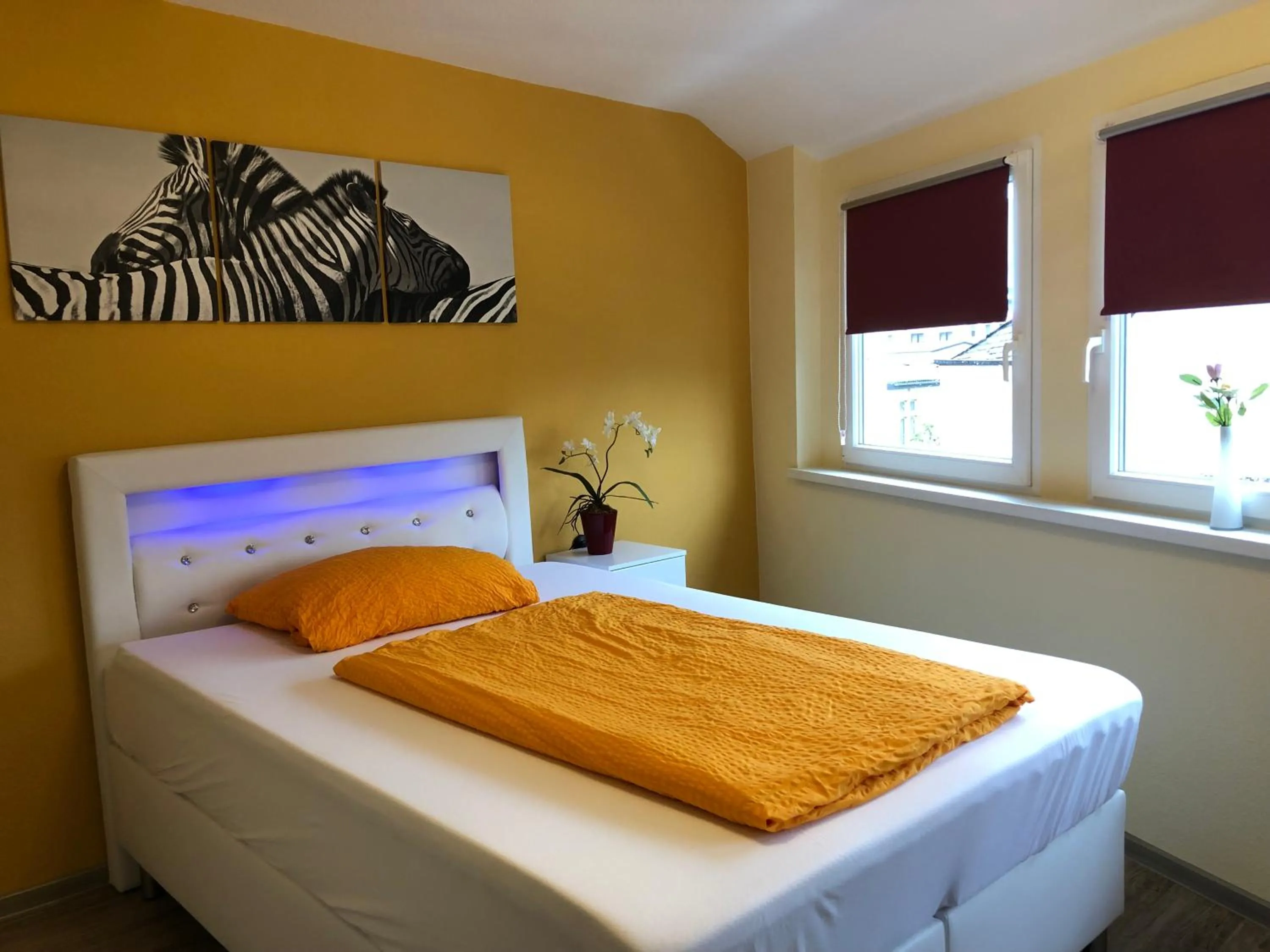 Bed in Hotel Arns