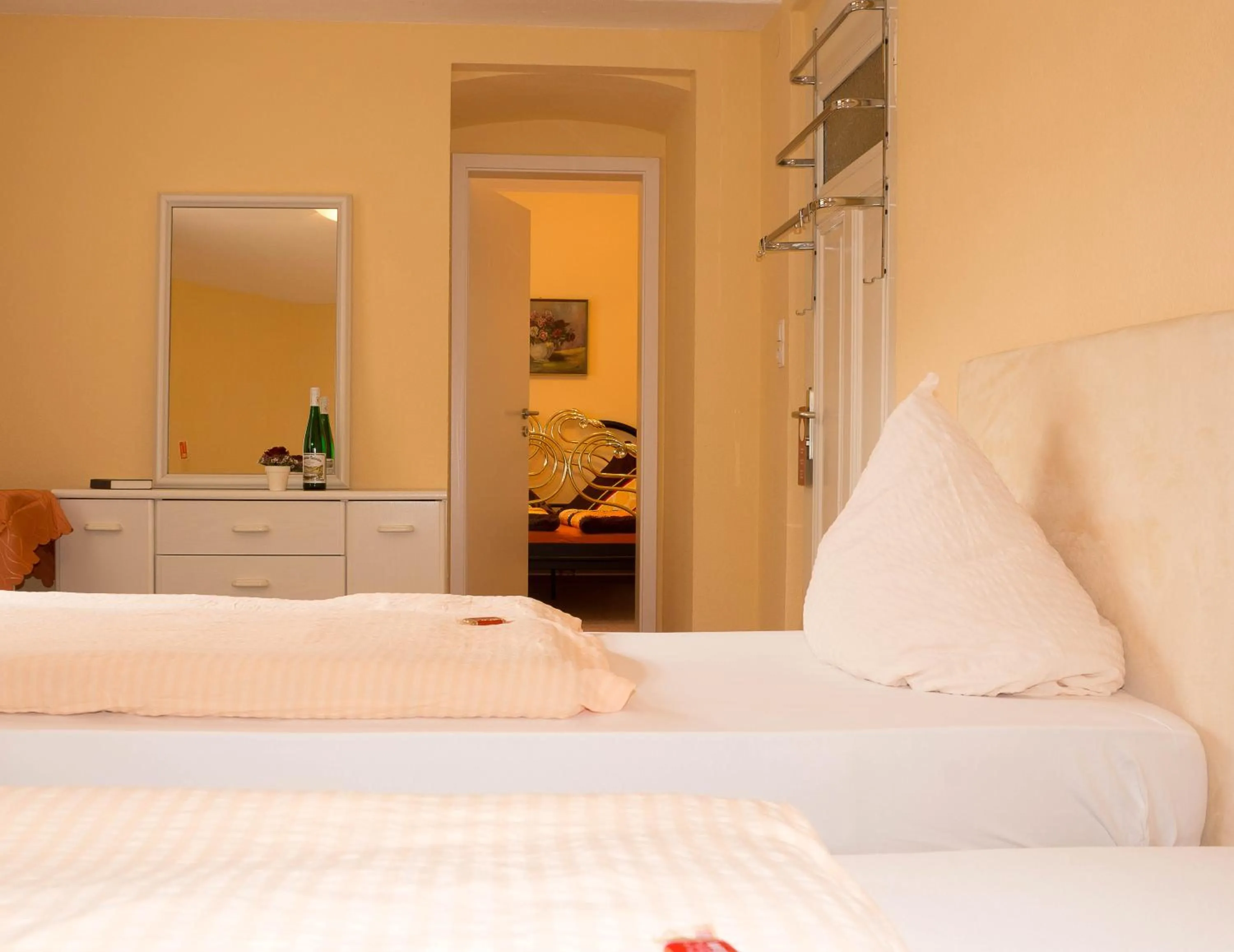 Bed in Hotel Arns