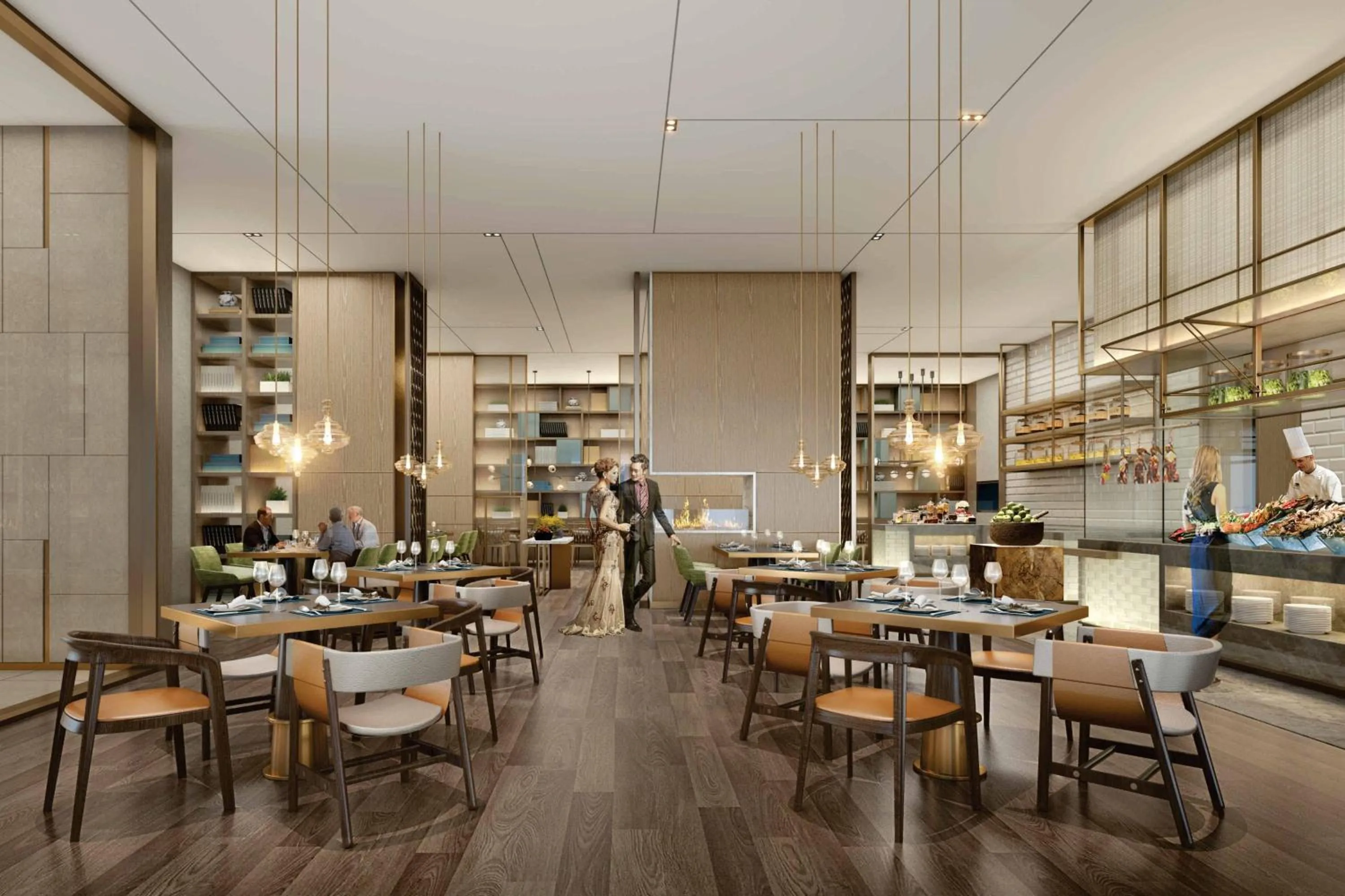 Restaurant/places to eat in Surat Marriott Hotel