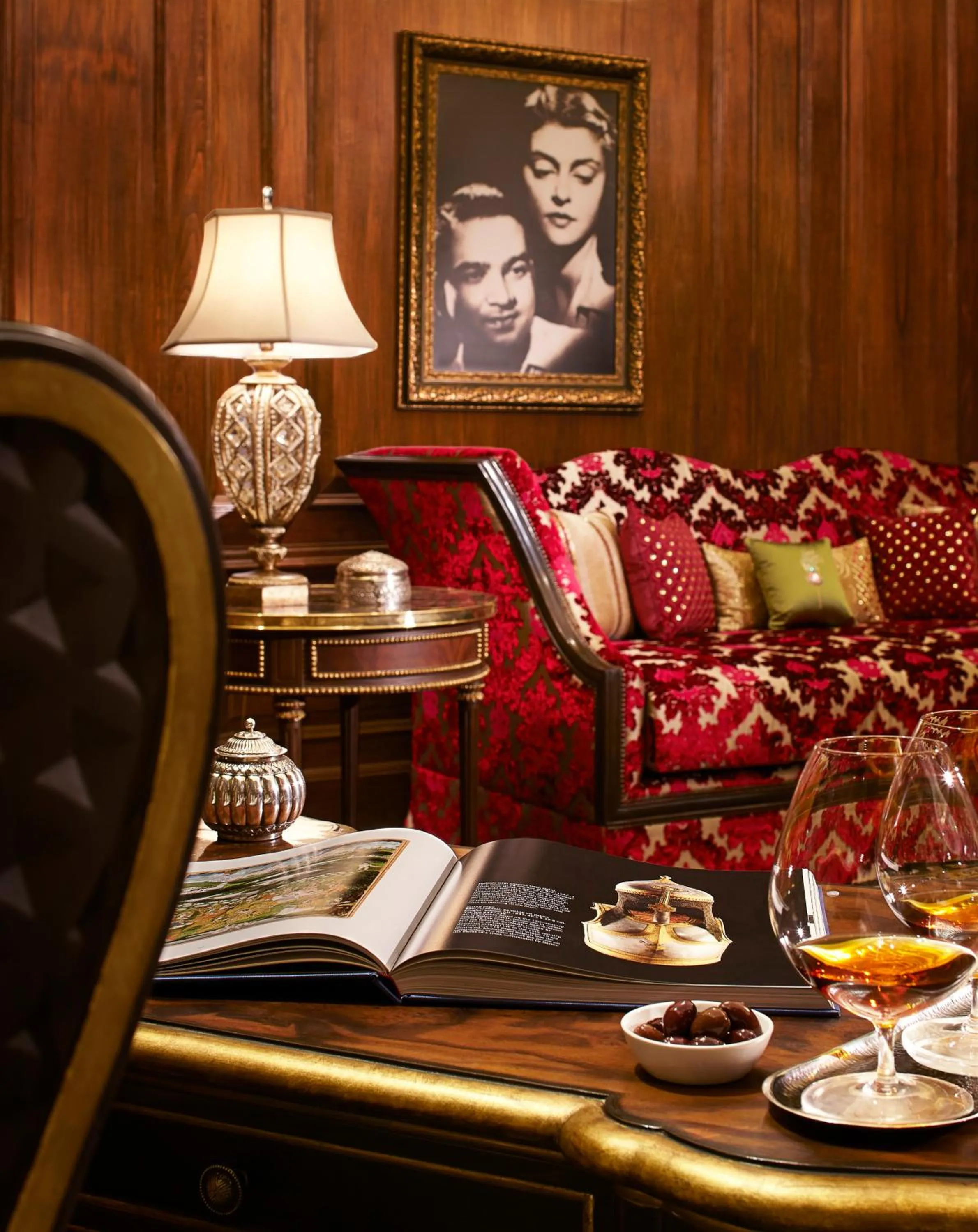 Living room in Rambagh Palace