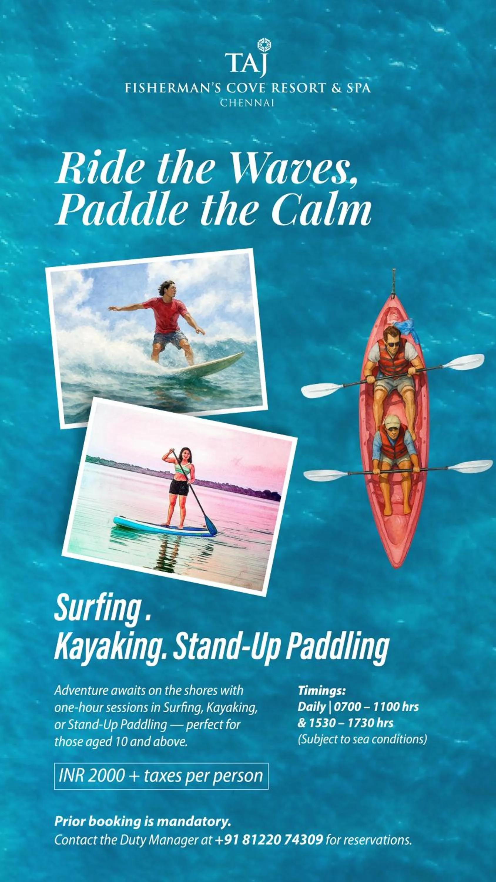 Taj Fisherman’s Cove Resort & Spa, Chennai