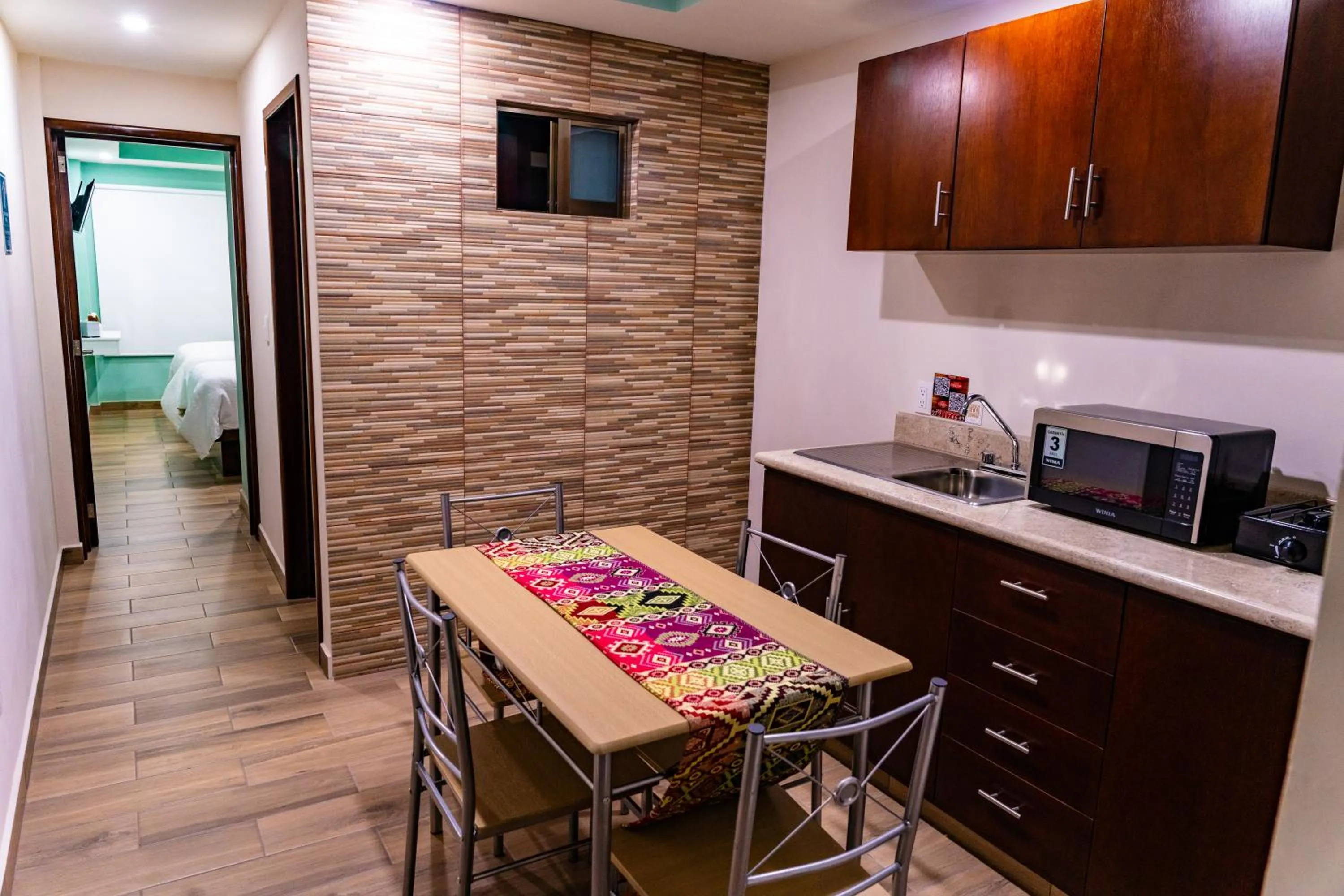 Kitchen or kitchenette in Hotel Boutique Mardeka