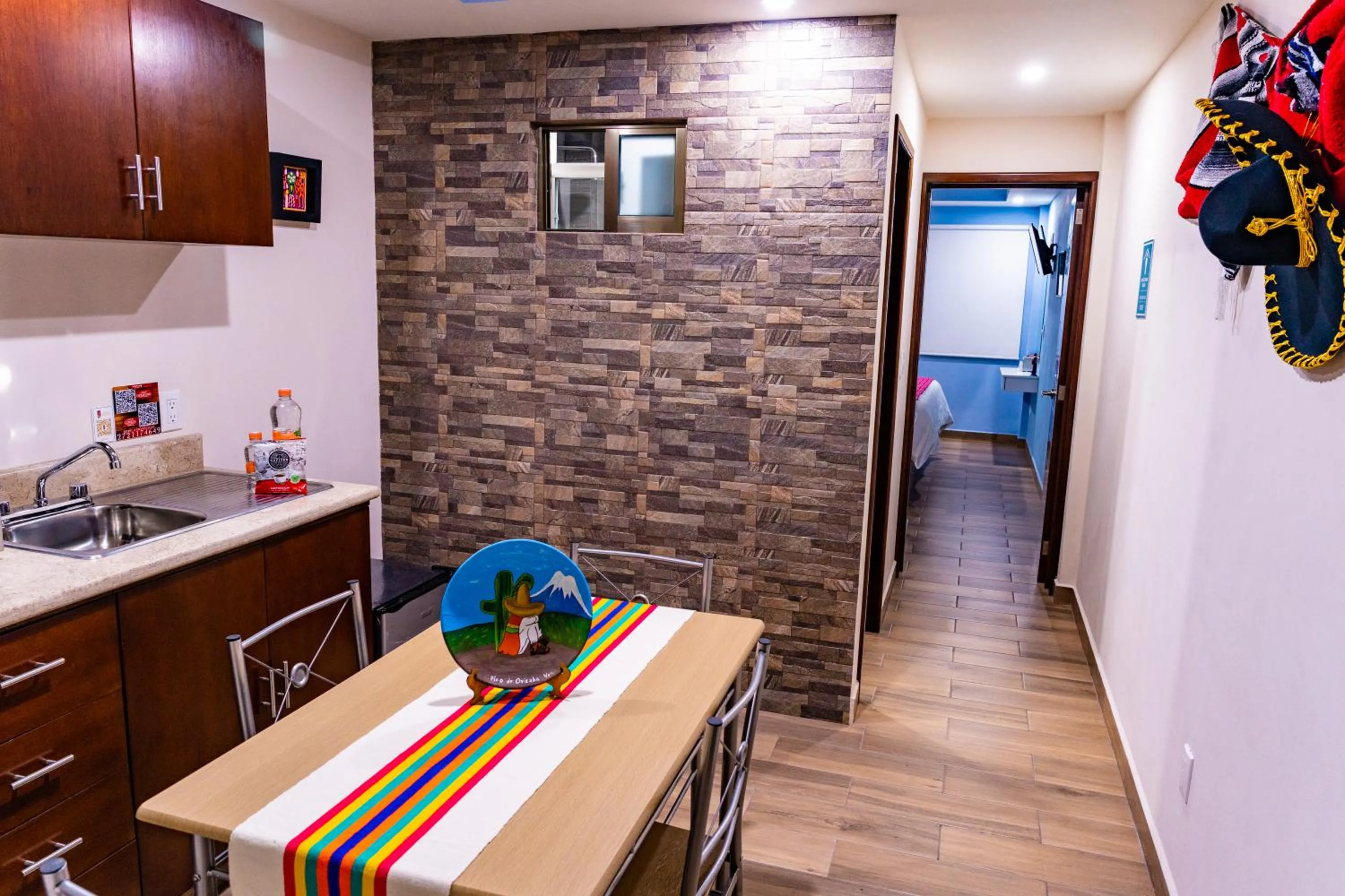 Kitchen or kitchenette in Hotel Boutique Mardeka