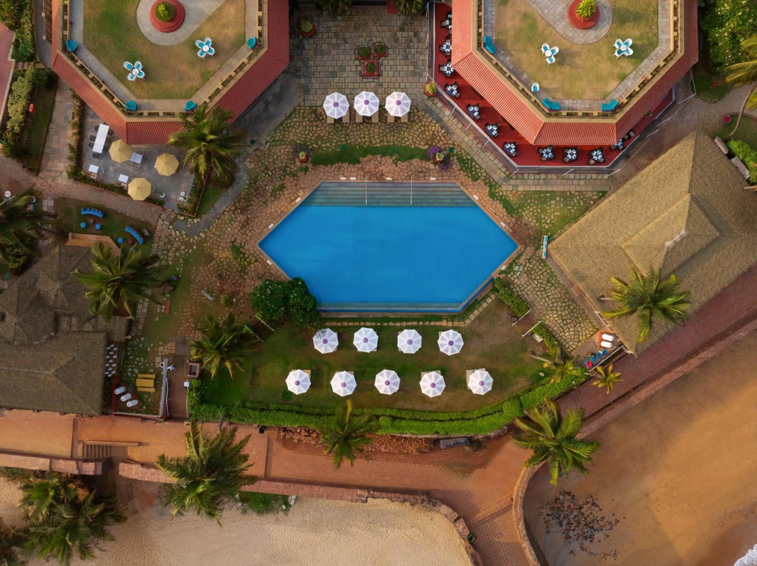 Swimming pool in Taj Fort Aguada Resort & Spa, Goa