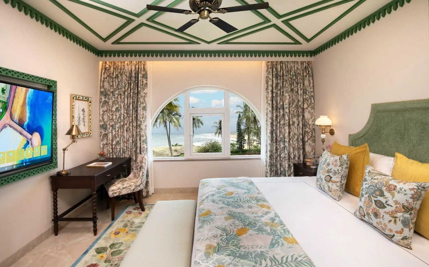 Bedroom, Bed in Taj Fort Aguada Resort & Spa, Goa