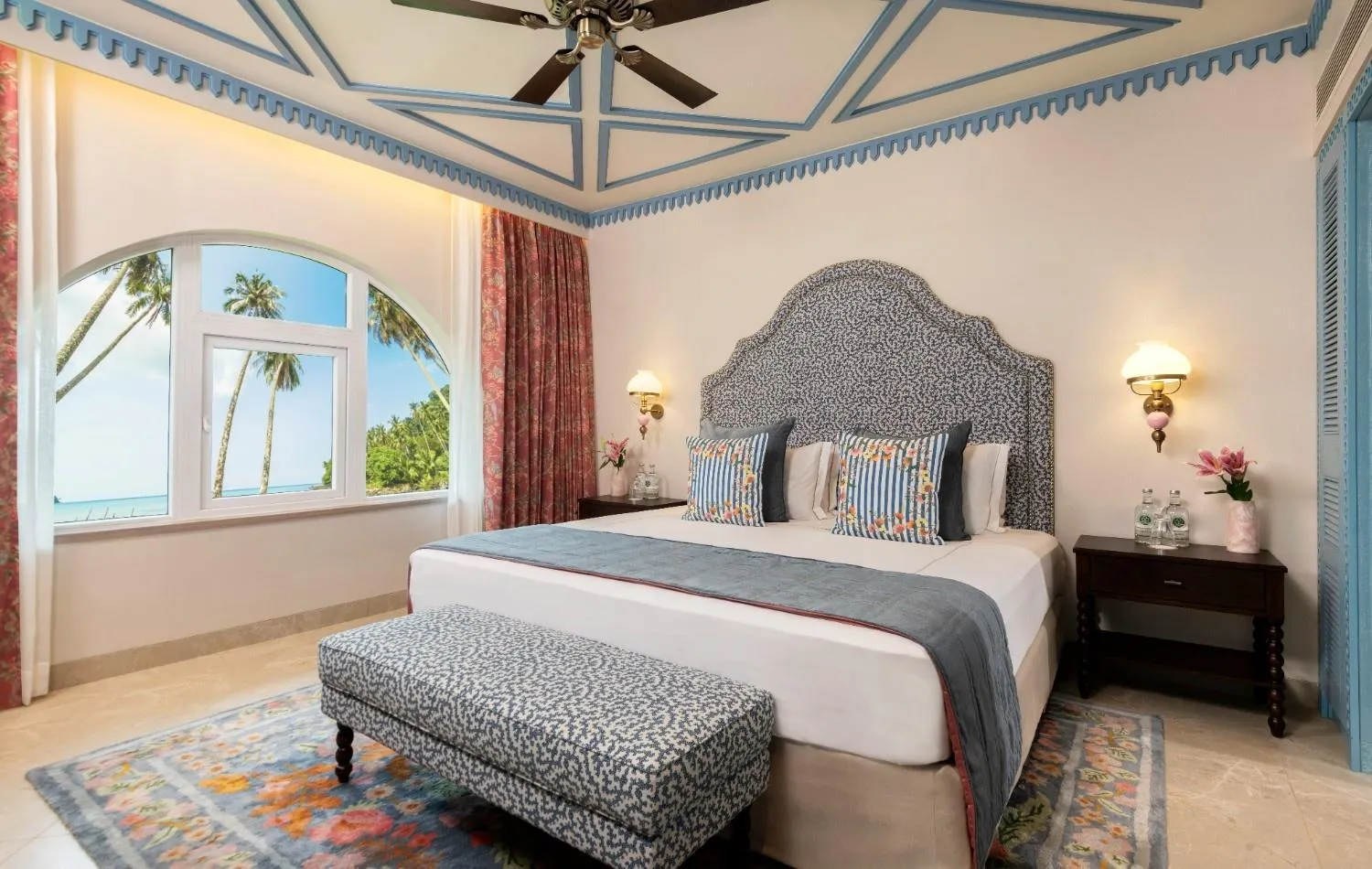 Bathroom, Bed in Taj Fort Aguada Resort & Spa, Goa