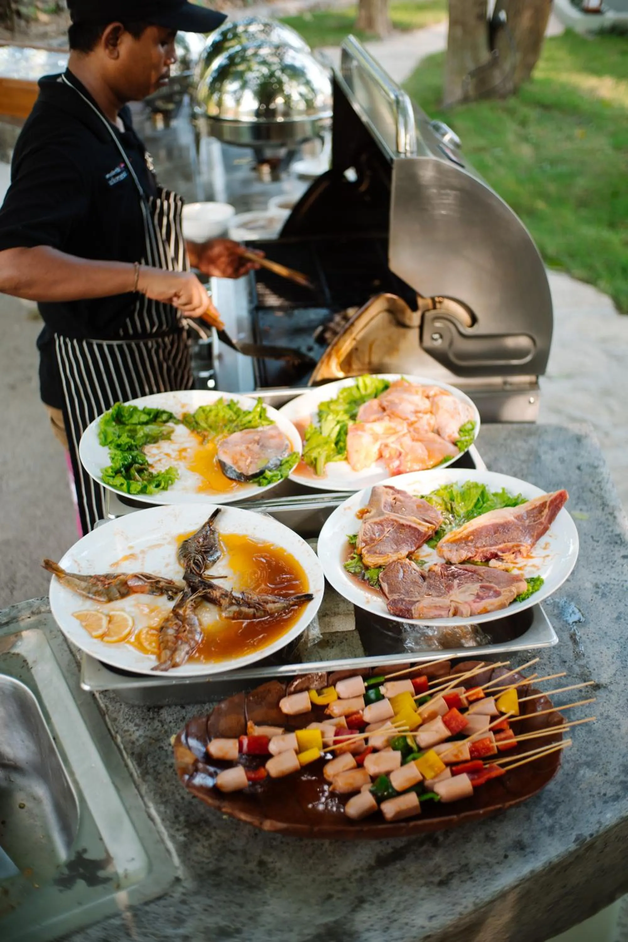 Restaurant/places to eat in Tropik Resort Lombok