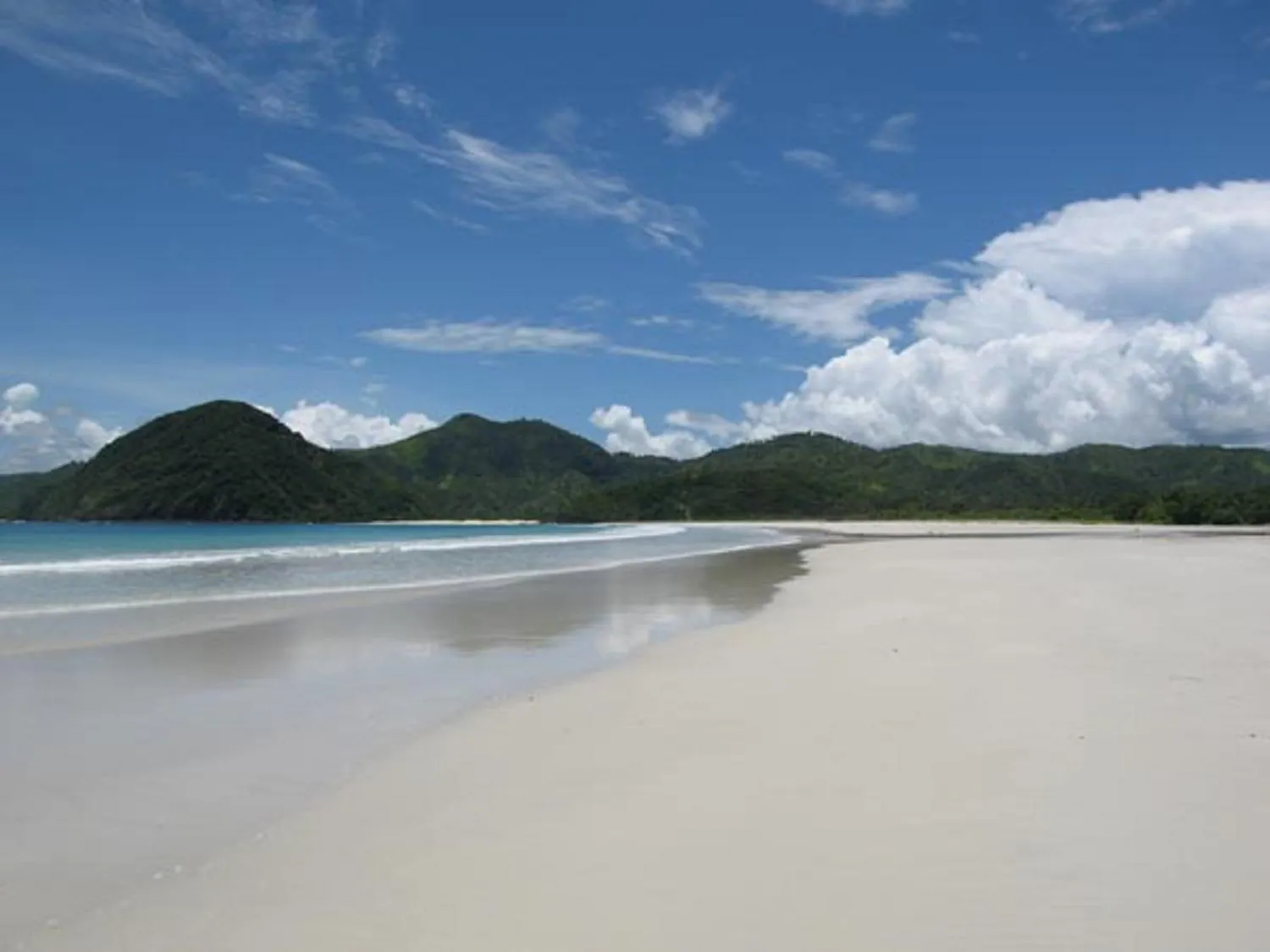 Beach in Tropik Resort Lombok