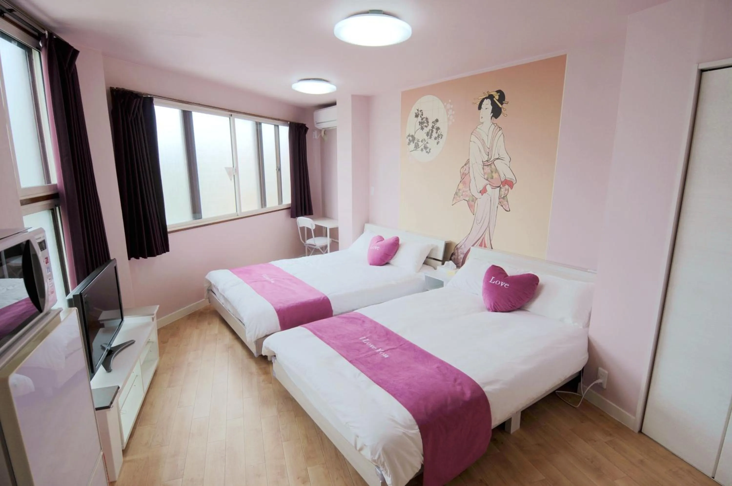 Bedroom, Bed in 武蔵Musashi Hotel