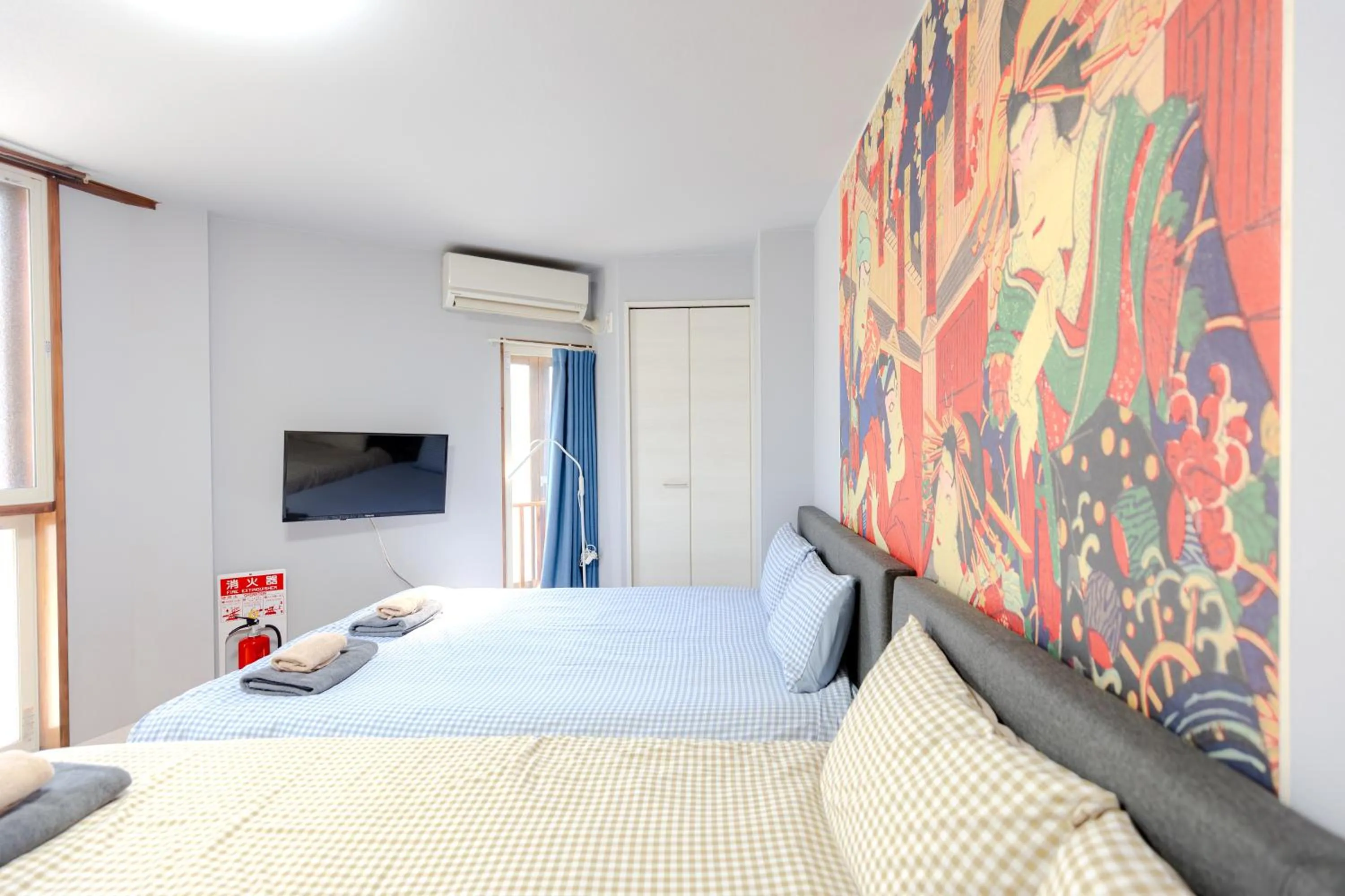 Bed in 武蔵Musashi Hotel