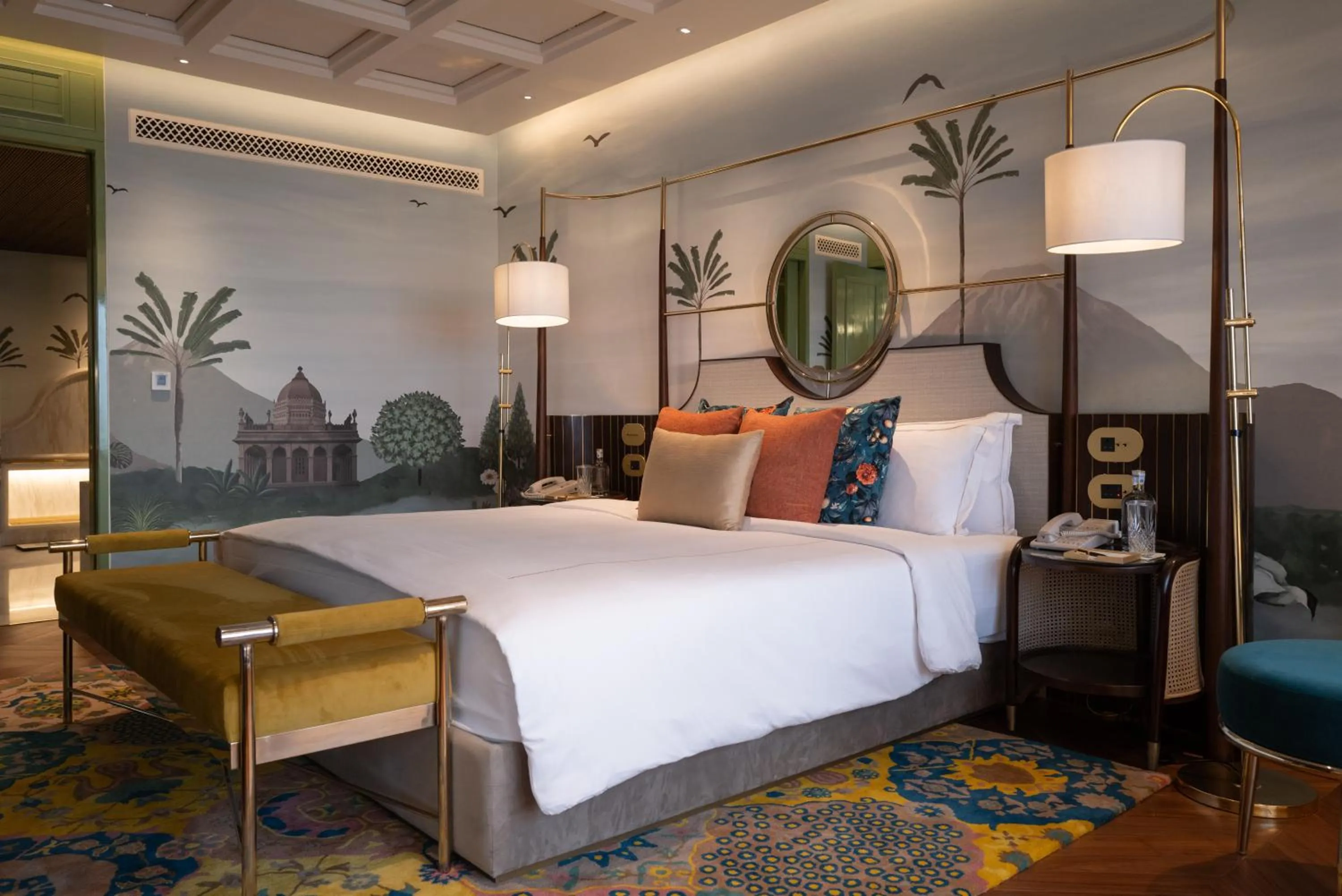 Bed in Taj Lands End