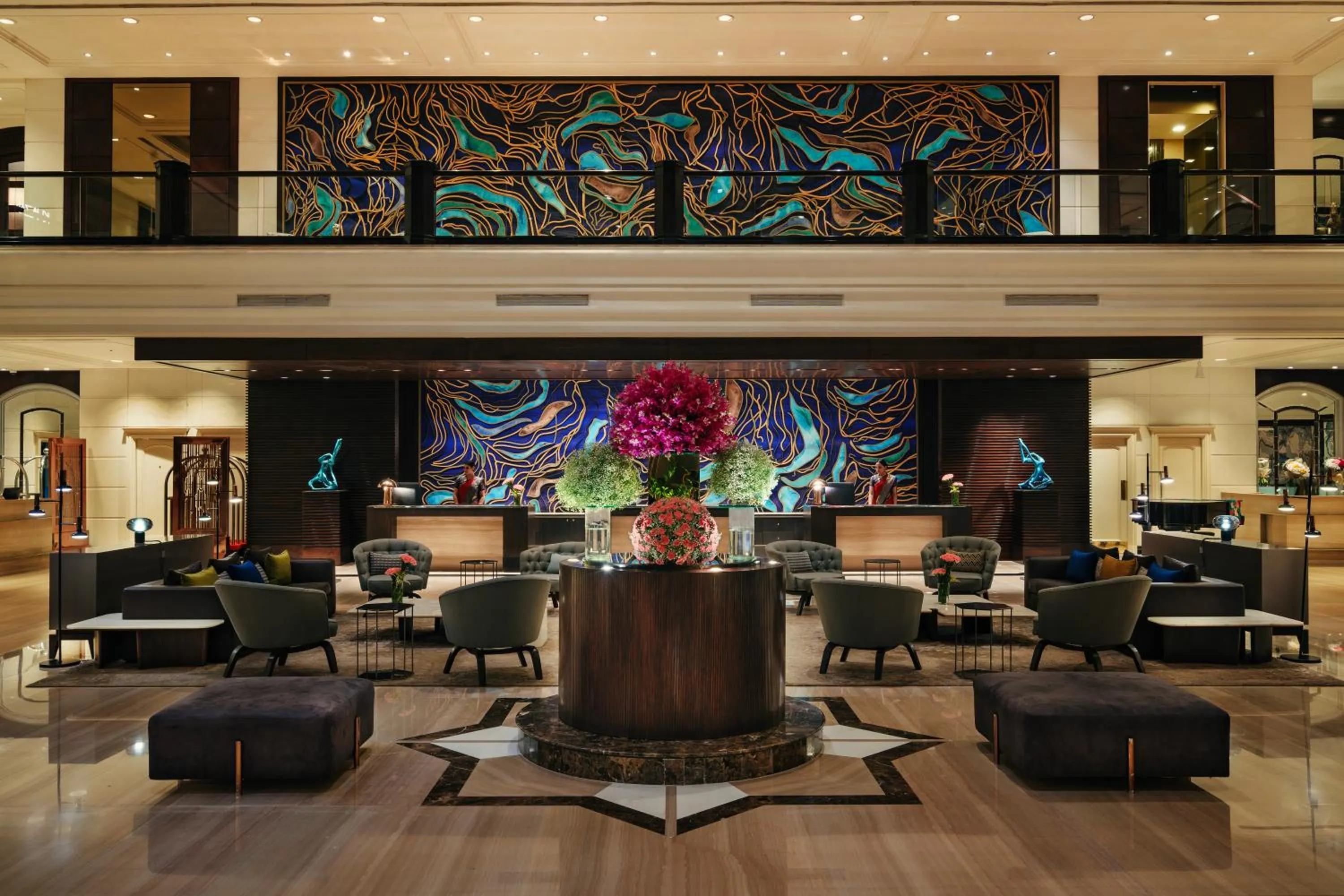 Lobby or reception in Taj Lands End