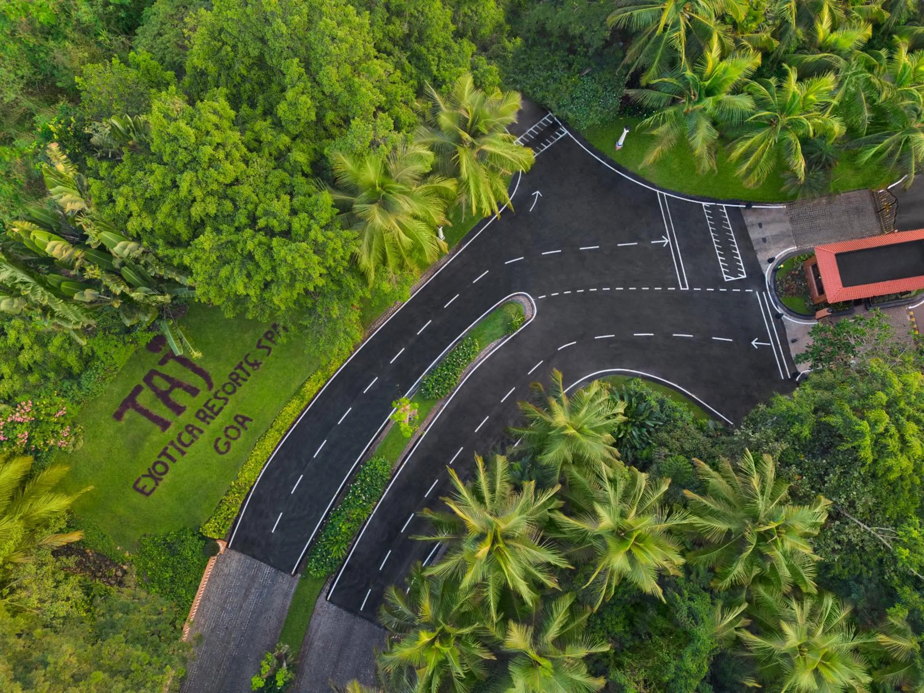 Facade/entrance in Taj Exotica Resort & Spa, Goa