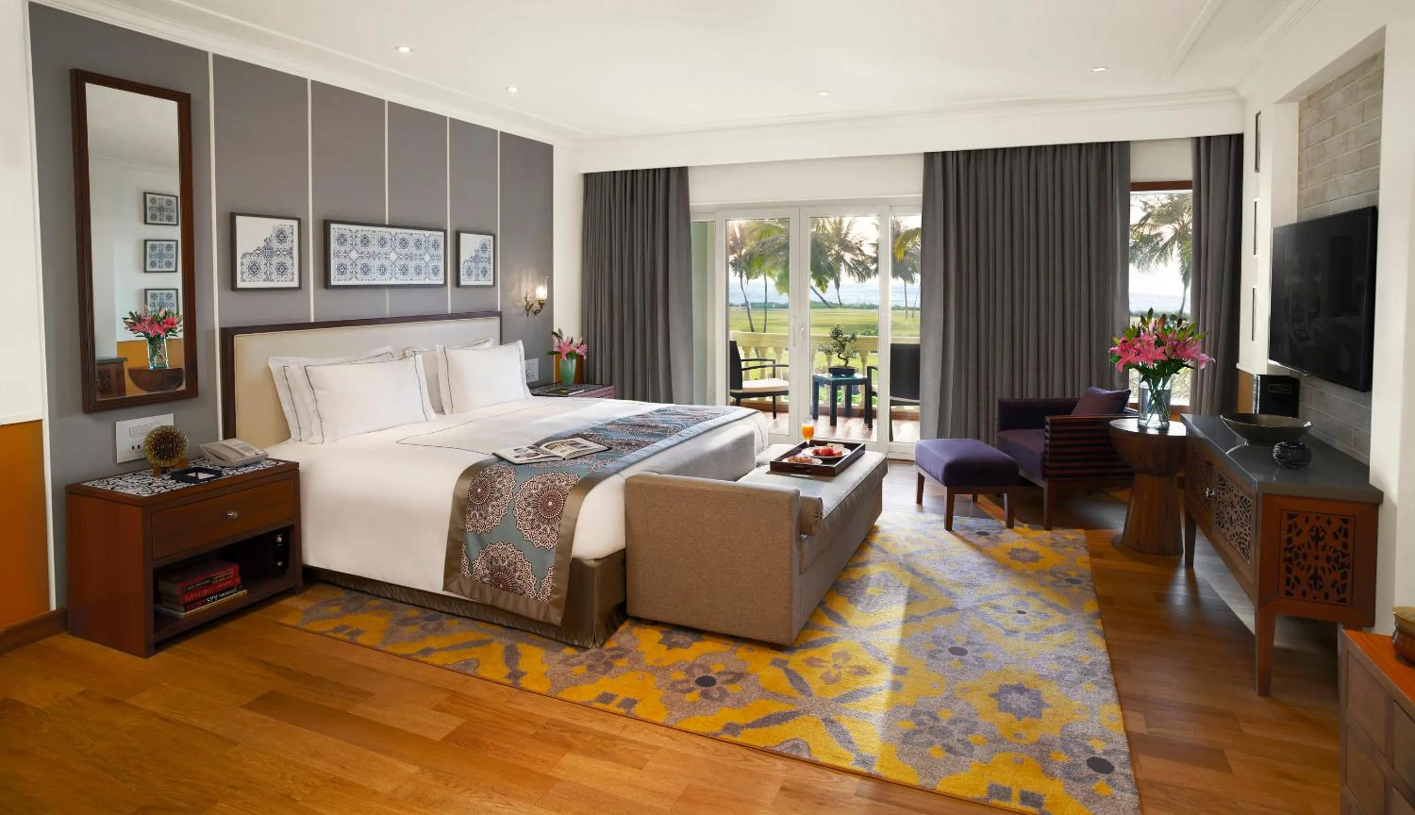 Photo of the whole room, Bed in Taj Exotica Resort & Spa, Goa