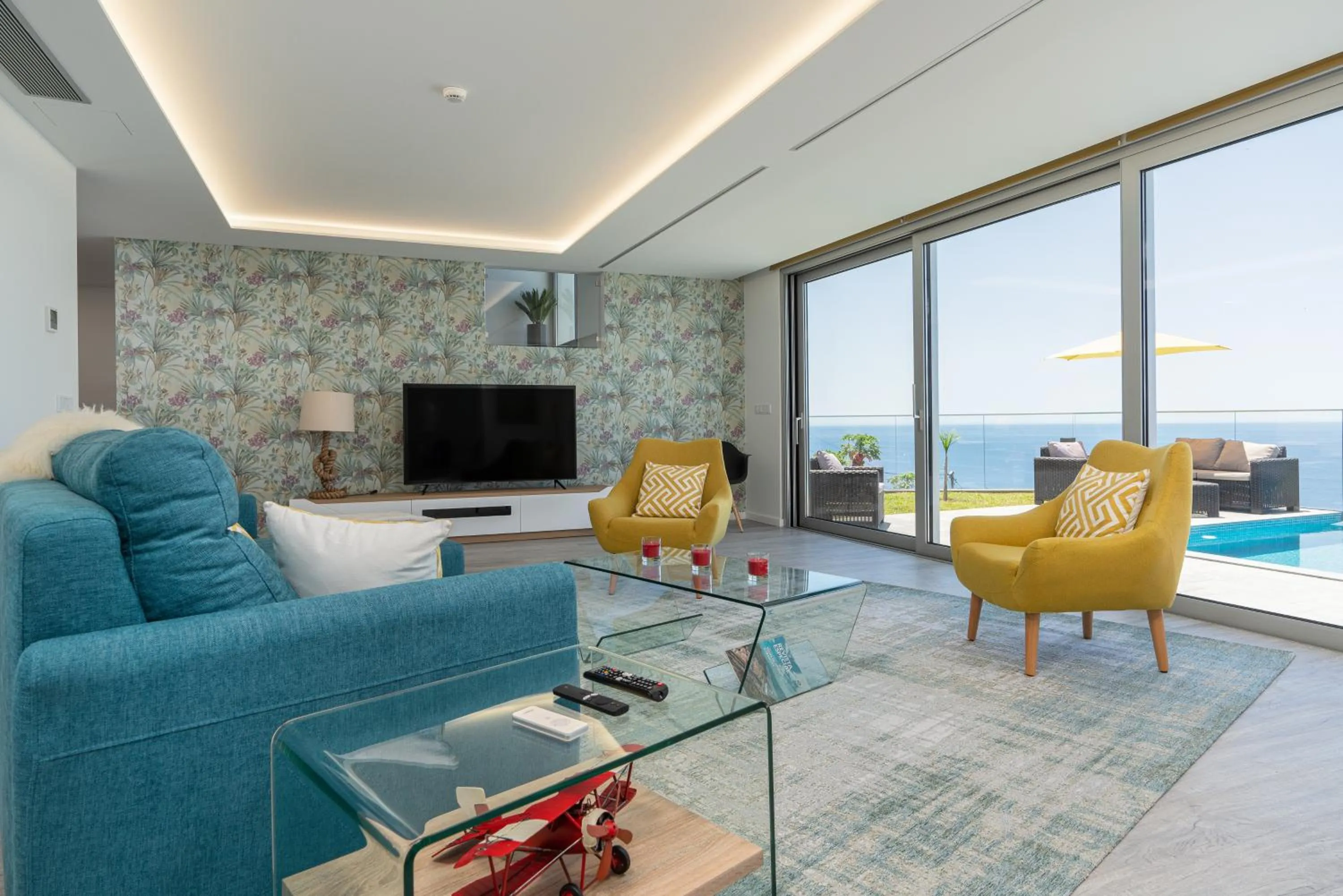 Living room in Sonho do Oceano