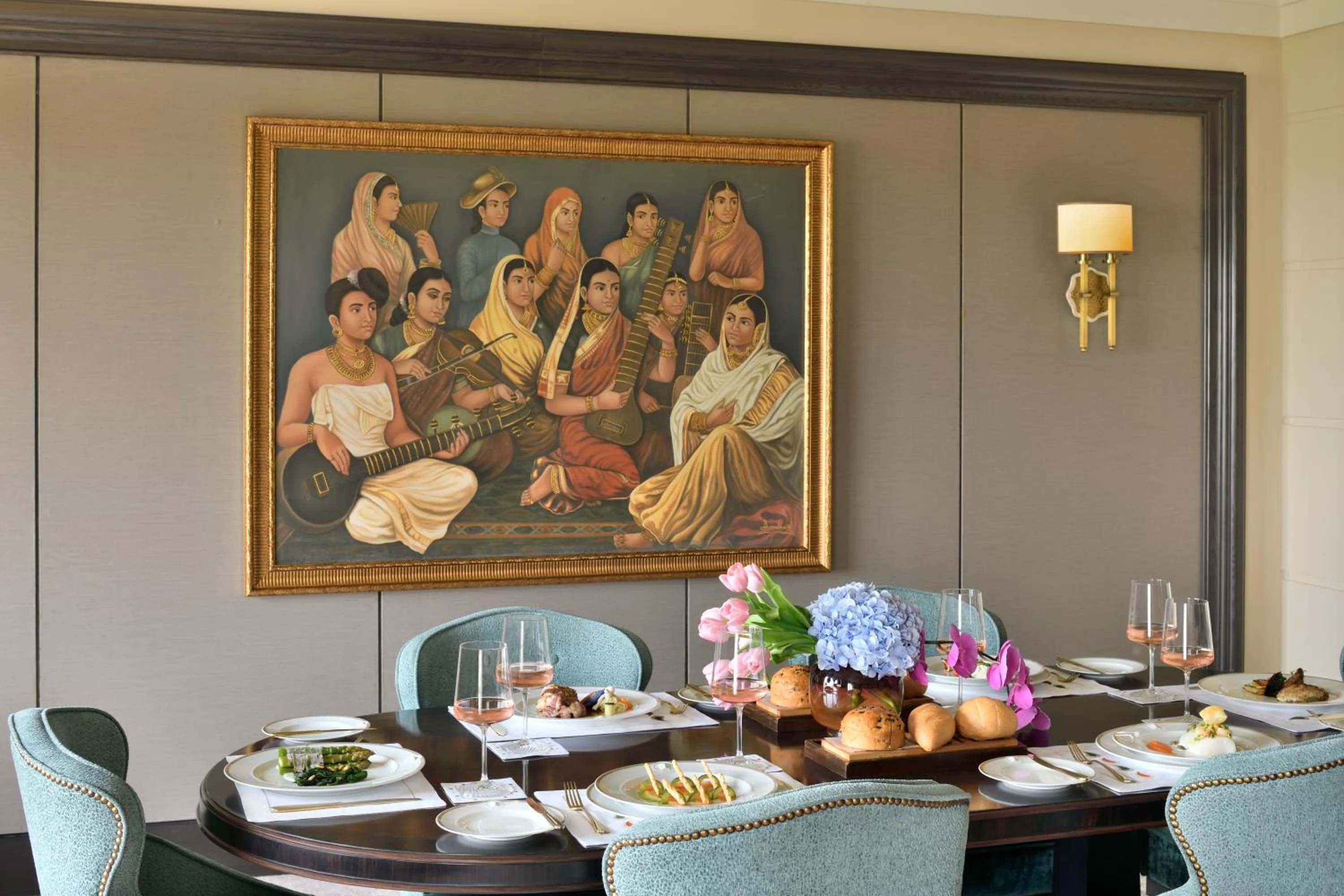 Dining area in Taj Mahal, New Delhi