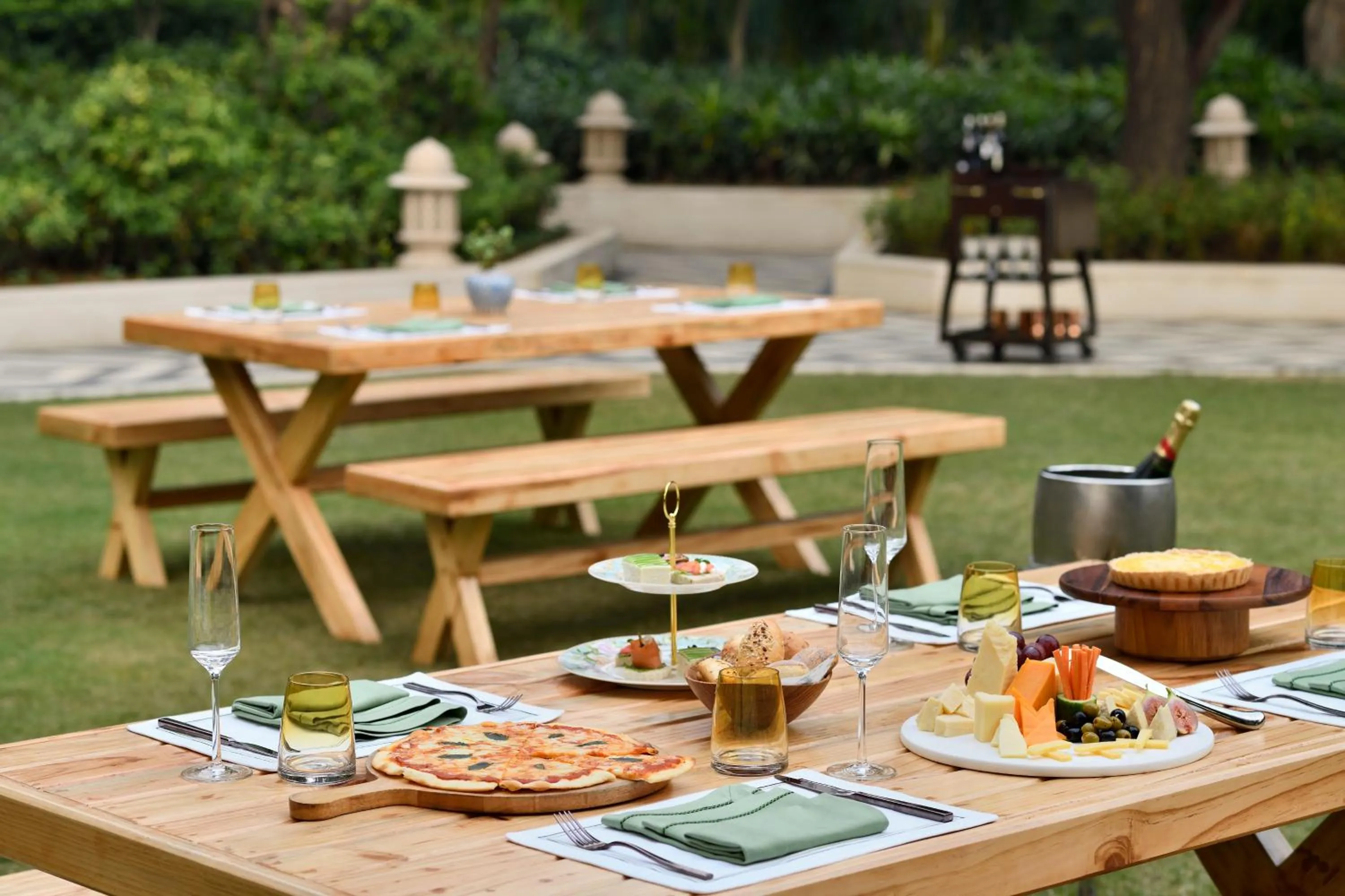 Garden in Taj Mahal, New Delhi