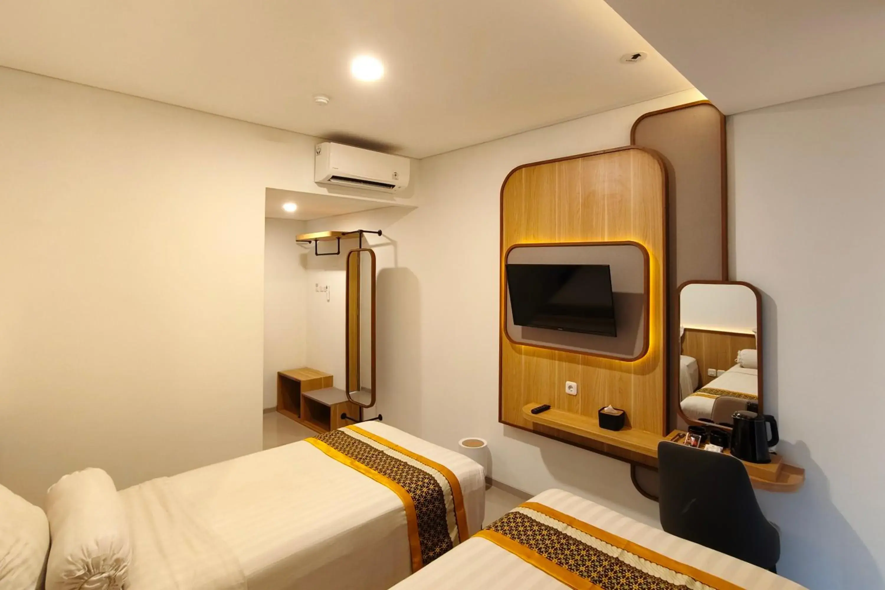 Deluxe Double or Twin Room with Balcony in Front One The Andia Boyolali Deluxe Double or Twin Room with Balcony in Front One The Andia Boyolali