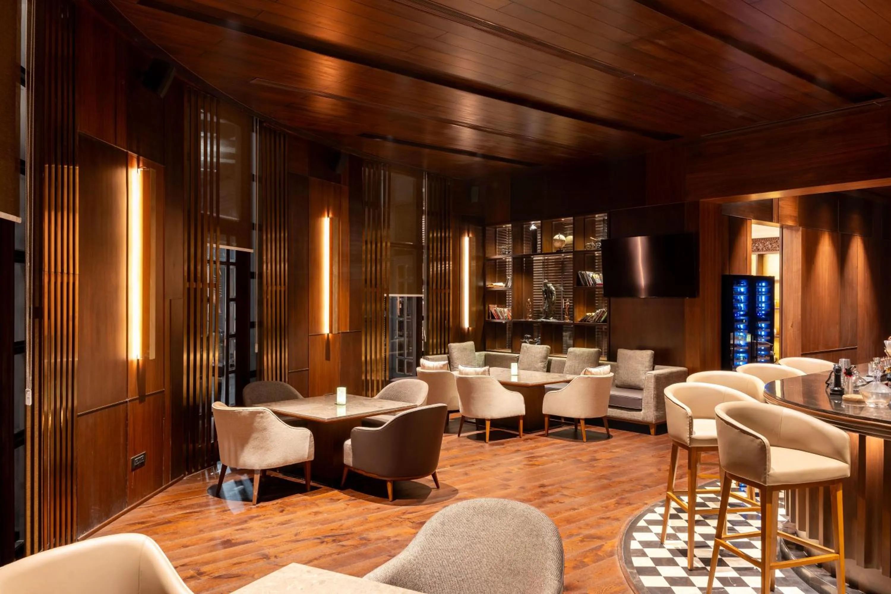 Lounge or bar in Taj Deccan