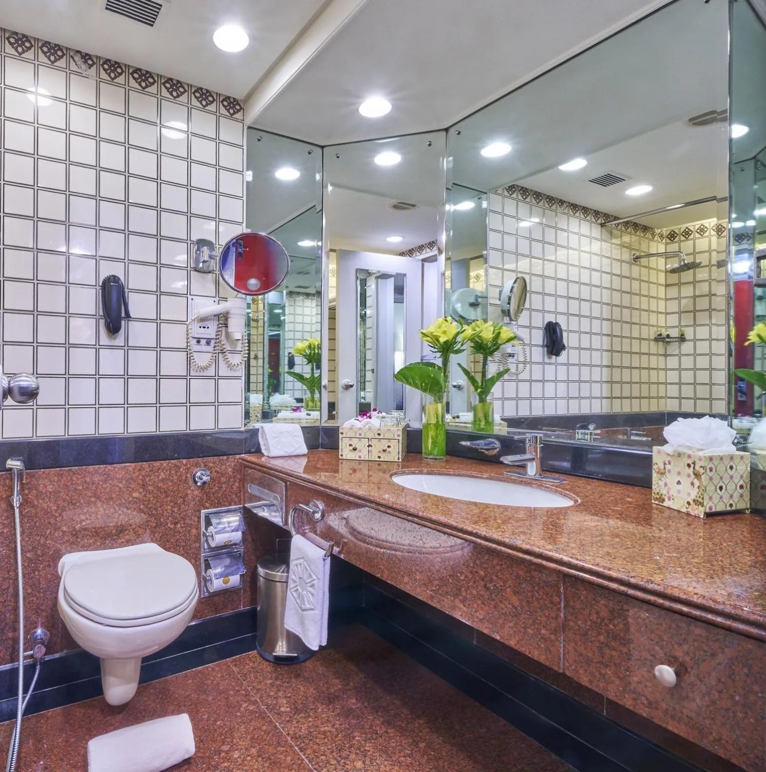 Bathroom in Taj Bengal