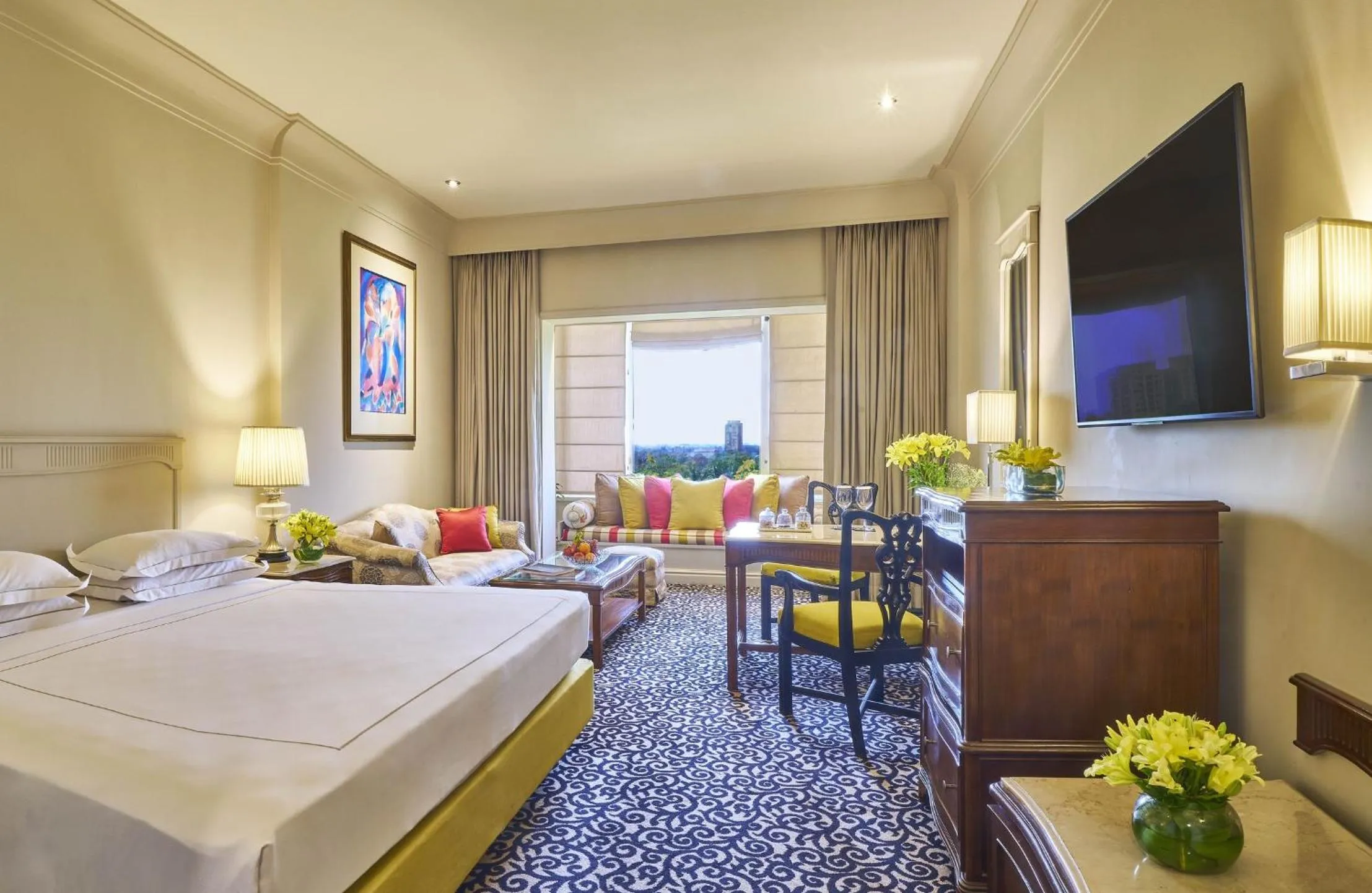 Bedroom, Bed in Taj Bengal