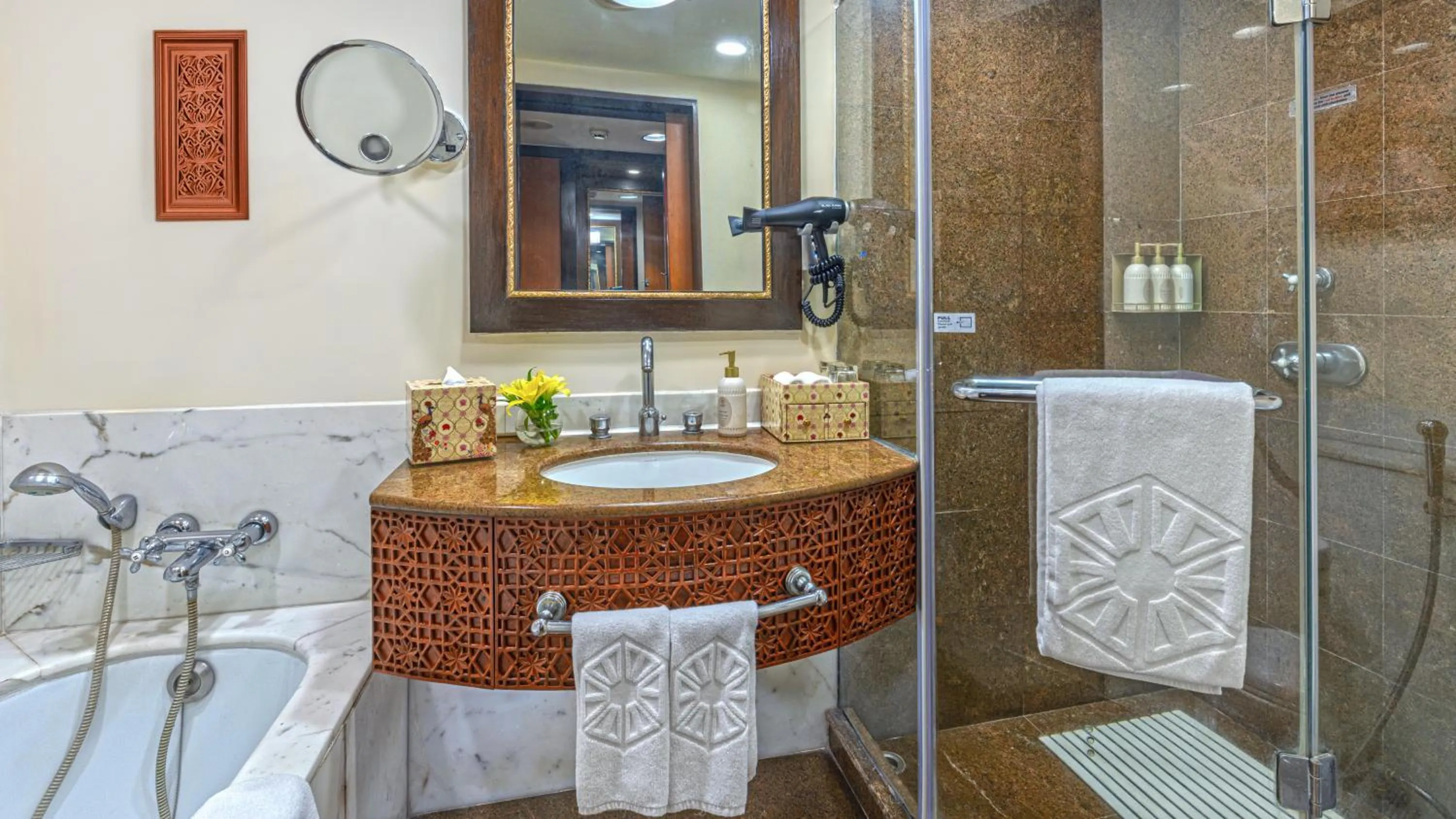 Bathroom in Taj Bengal
