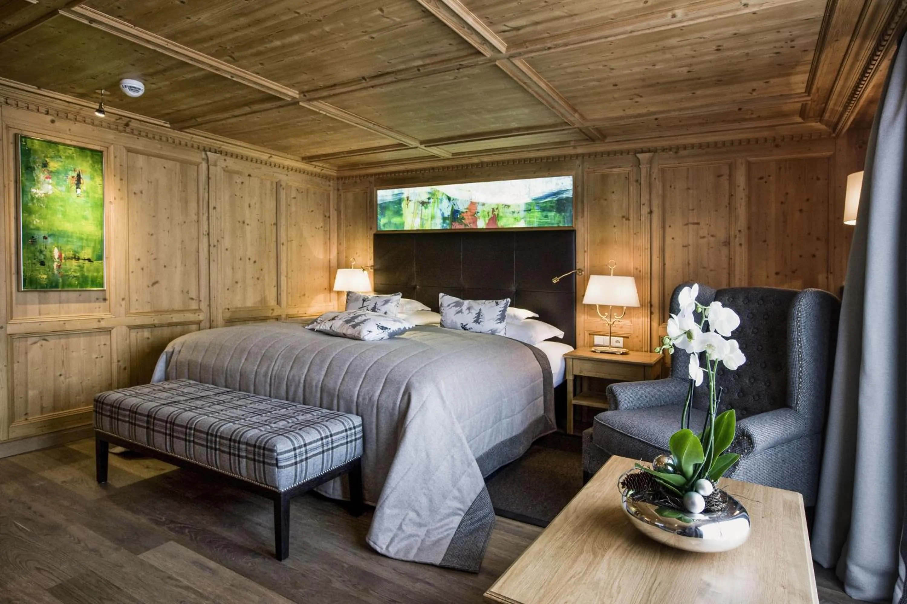 Bedroom, Bed in Burg Vital Resort