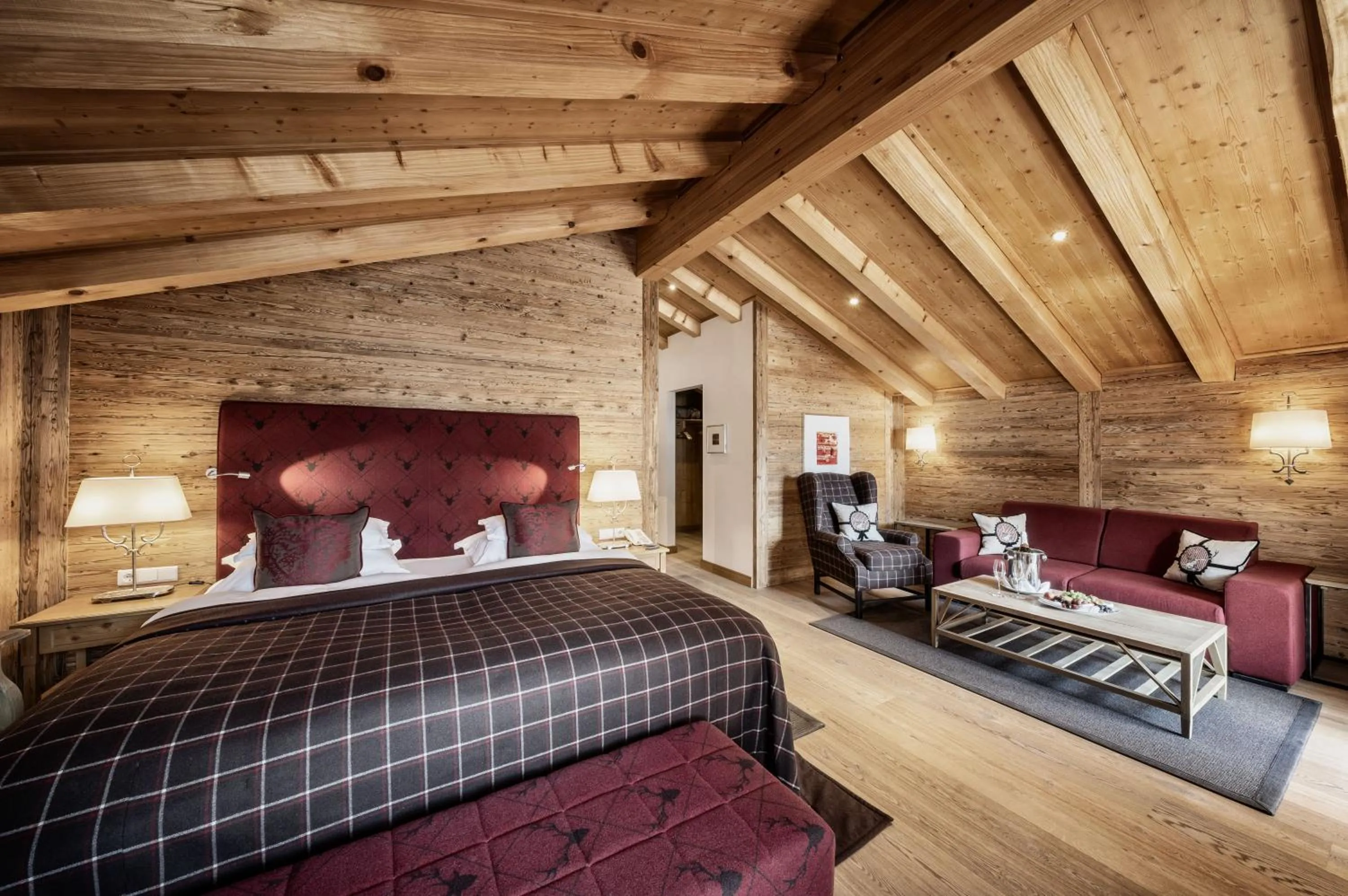 Living room, Bed in Burg Vital Resort