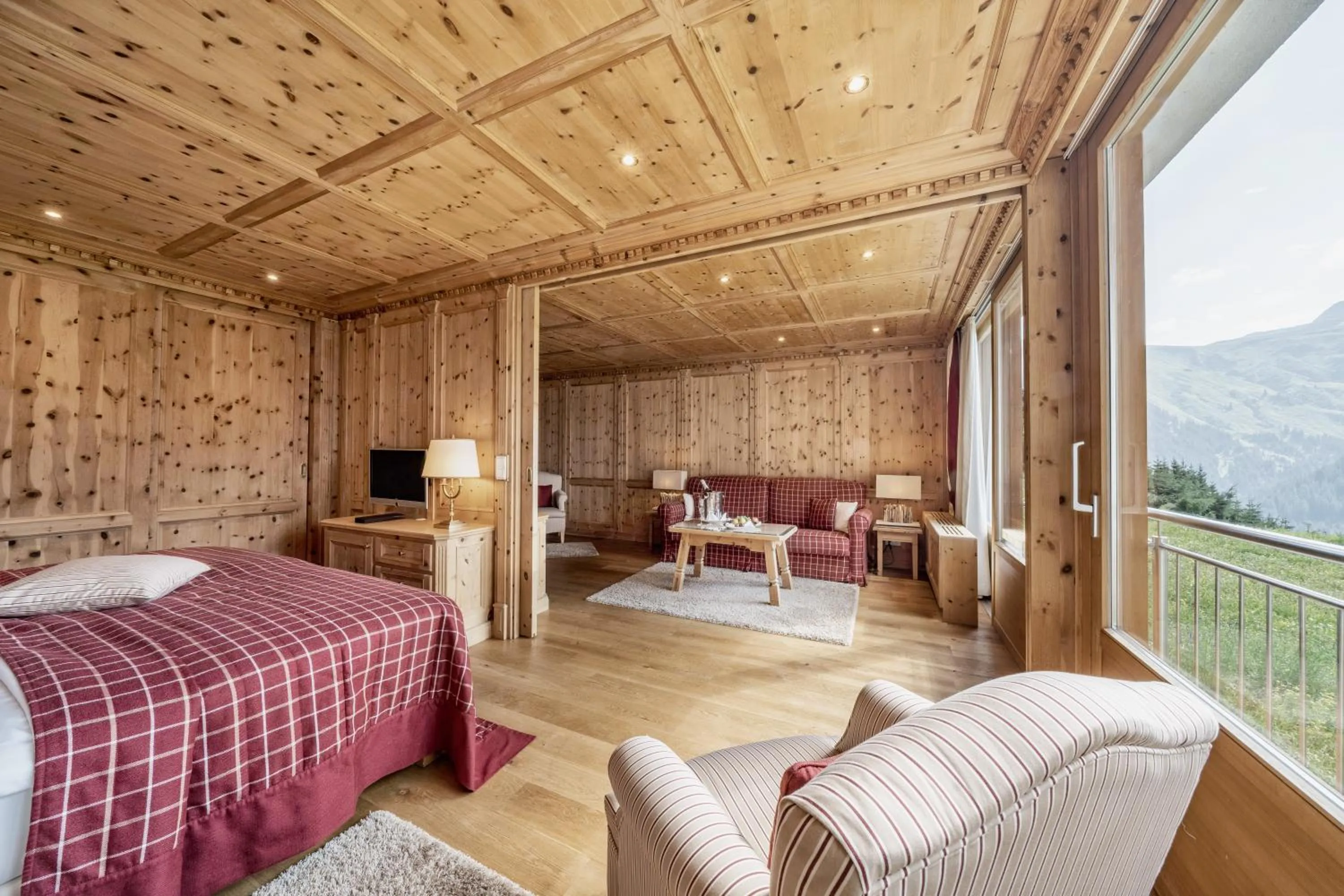 Living room, Bed in Burg Vital Resort