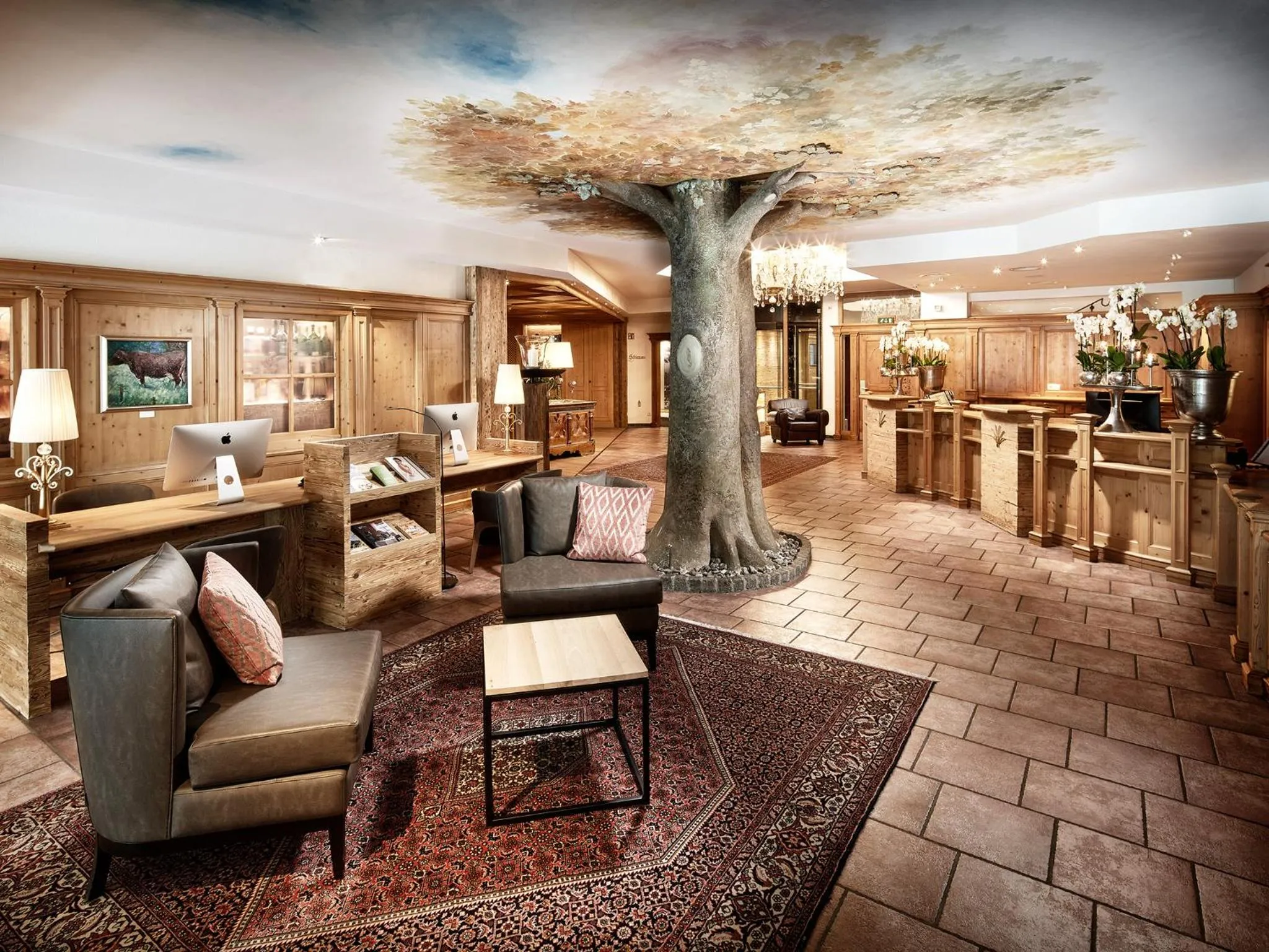 Lobby or reception in Burg Vital Resort