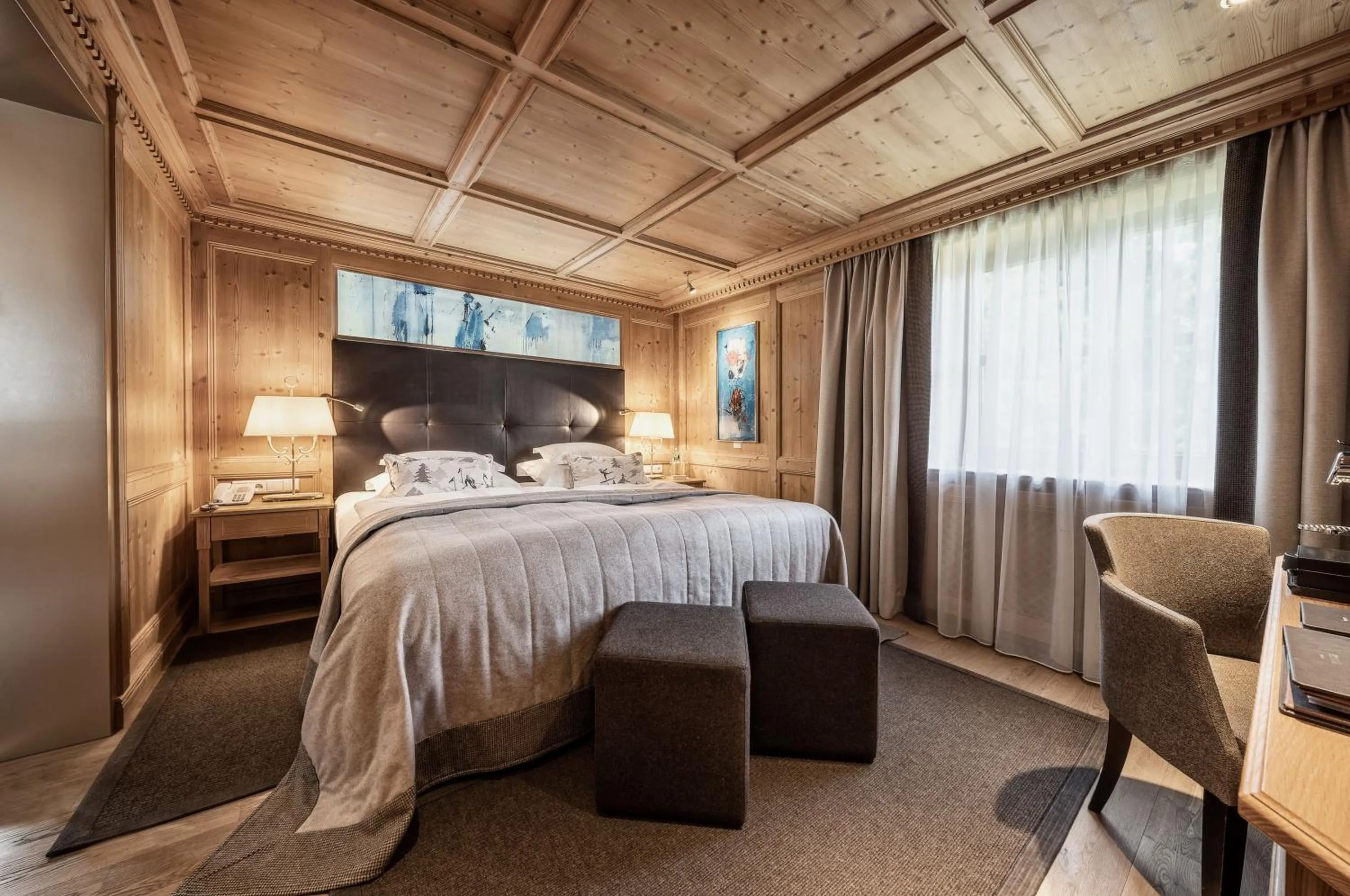 Bedroom, Bed in Burg Vital Resort