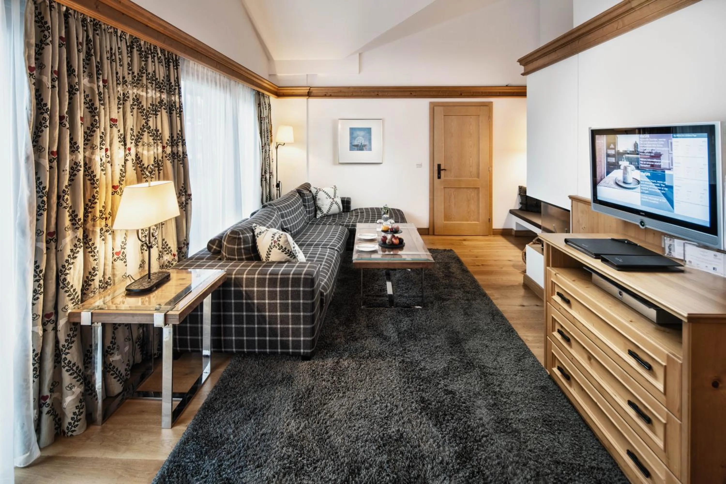 Living room, Bed in Burg Vital Resort