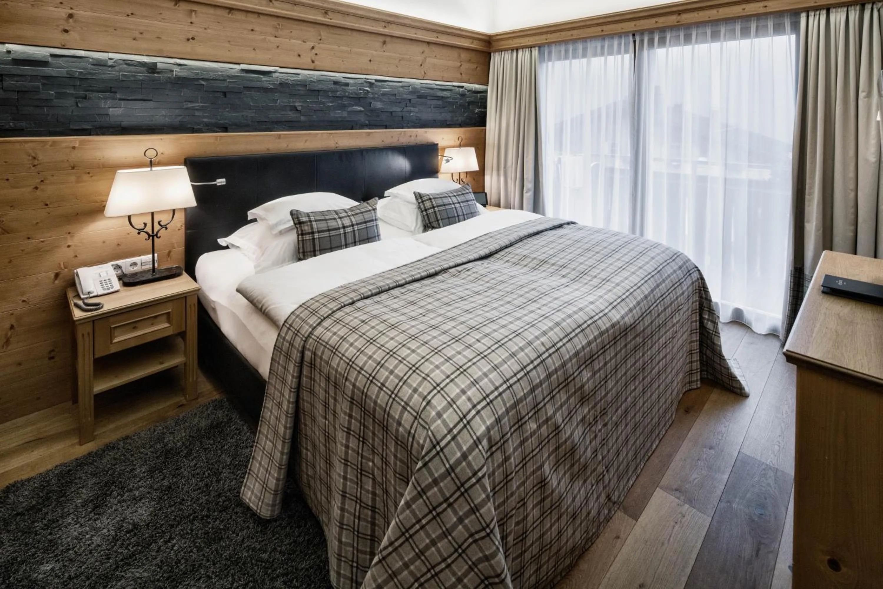 Bedroom, Bed in Burg Vital Resort