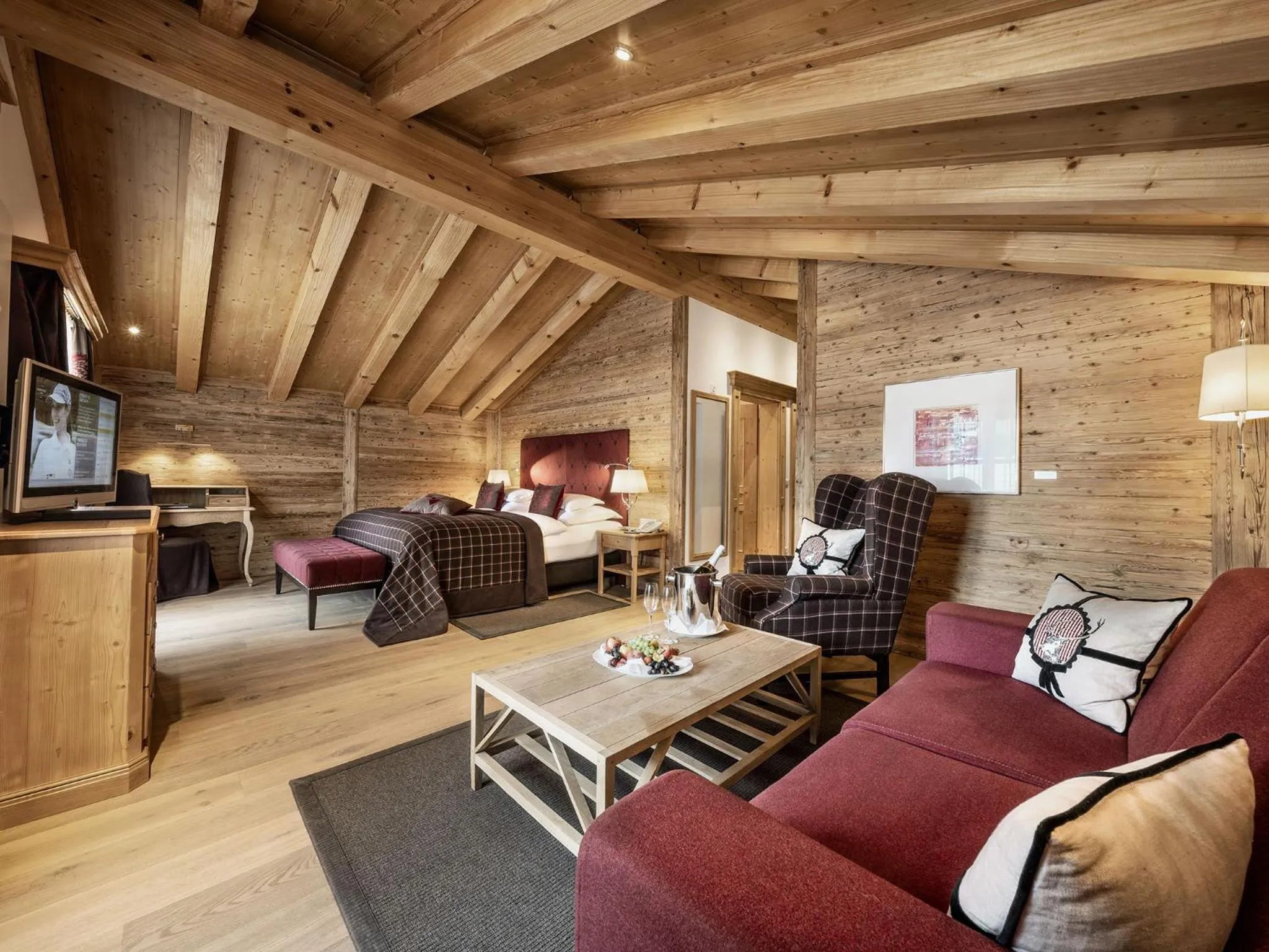 Bed in Burg Vital Resort