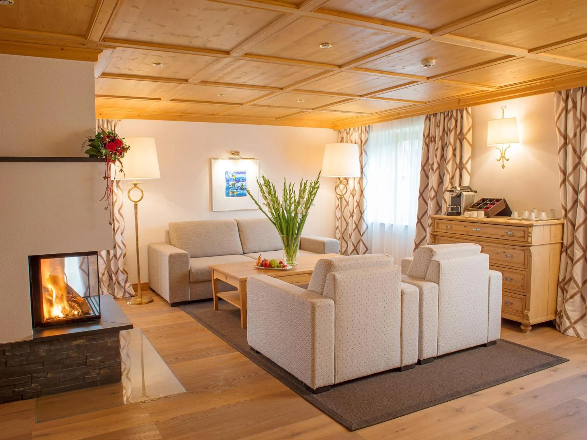 Living room in Burg Vital Resort