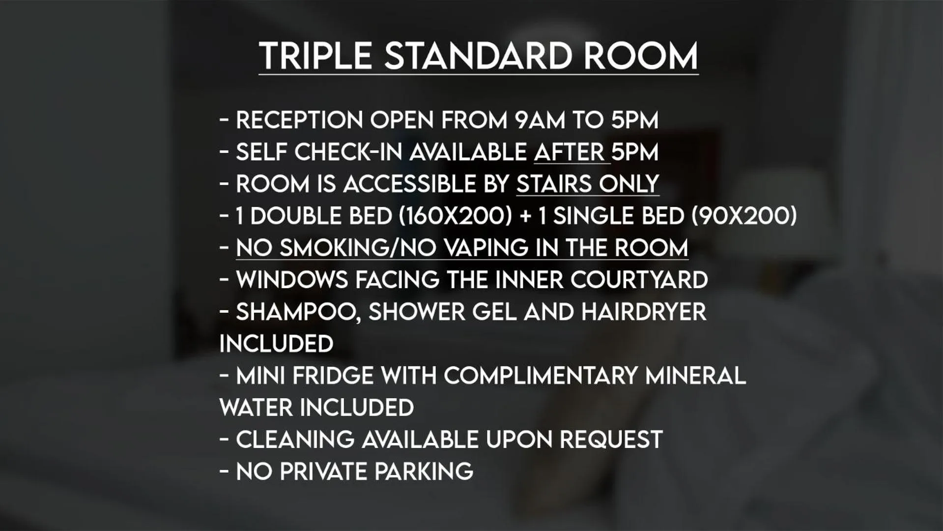 Text overlay in OPERA16 Guestrooms