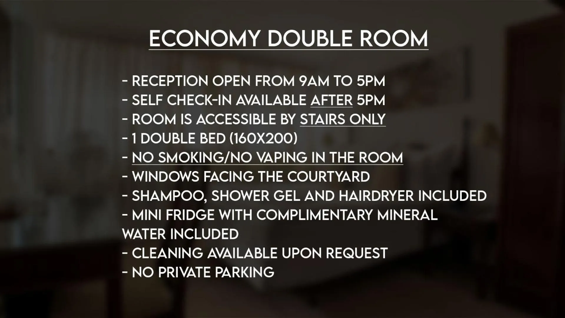 Text overlay in OPERA16 Guestrooms