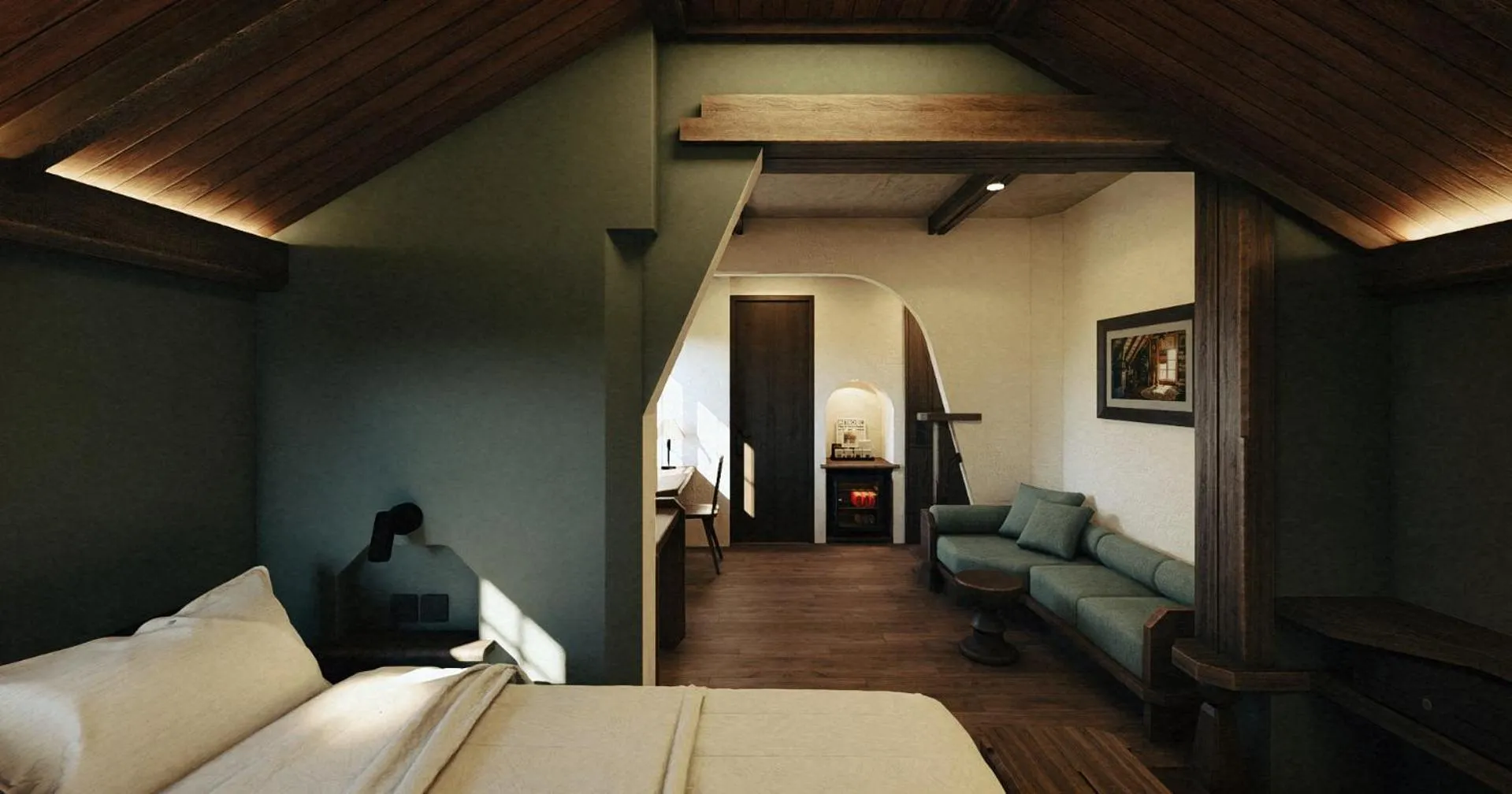 Photo of the whole room, Bed in Banla Boutique Hotel