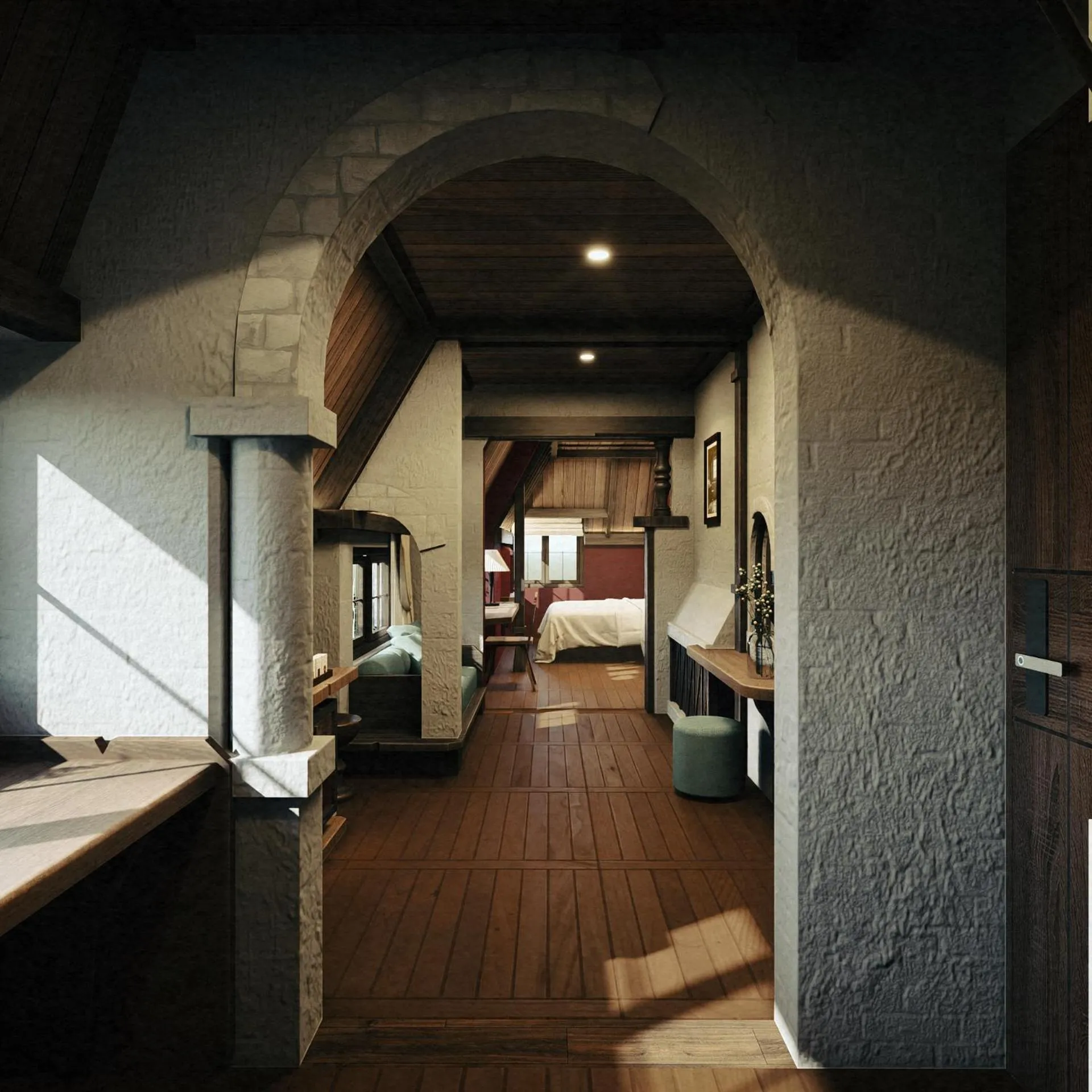 Photo of the whole room, Bed in Banla Boutique Hotel