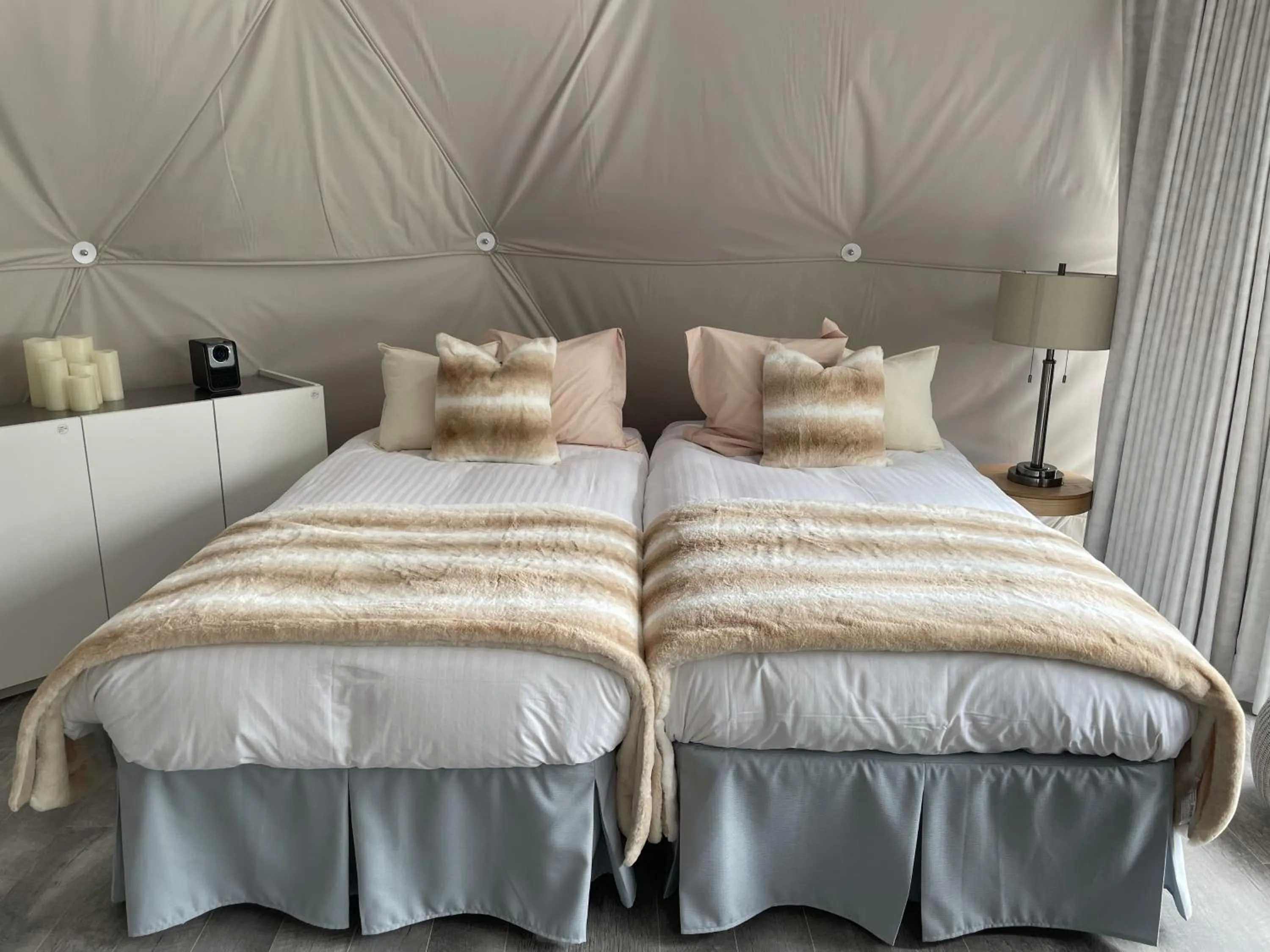 Bed in TOCORO. Mt.Fuji CAMP&GLAMPING