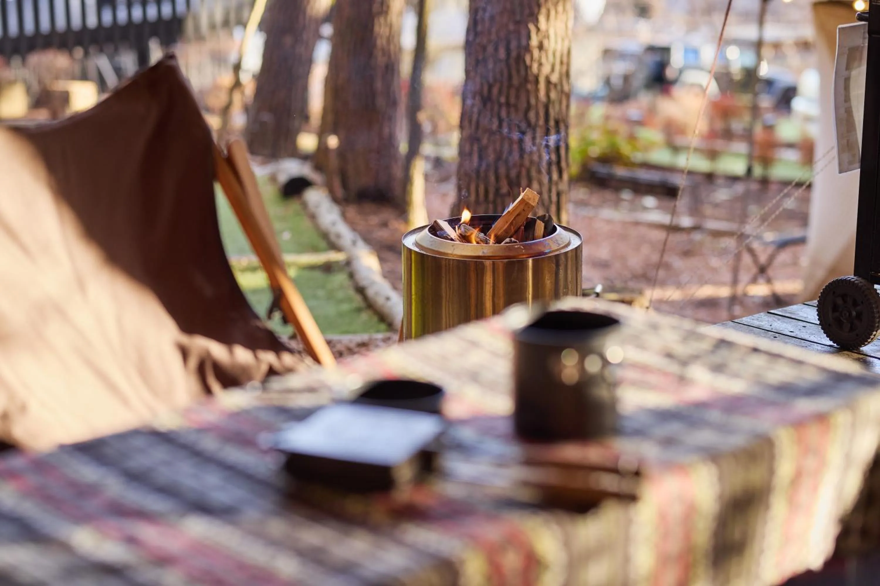 Balcony/Terrace in TOCORO. Mt.Fuji CAMP&GLAMPING