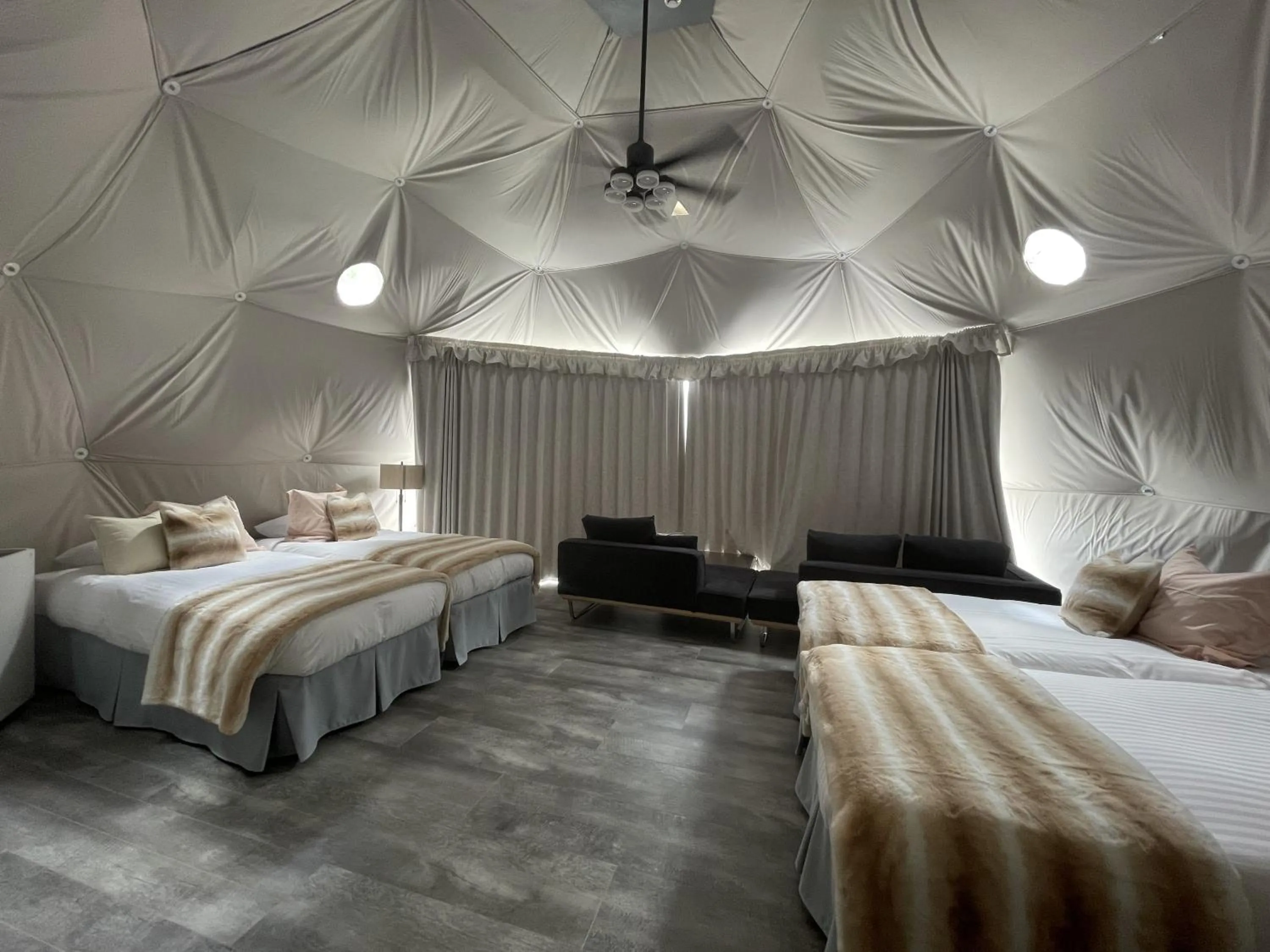 Bed in TOCORO. Mt.Fuji CAMP&GLAMPING