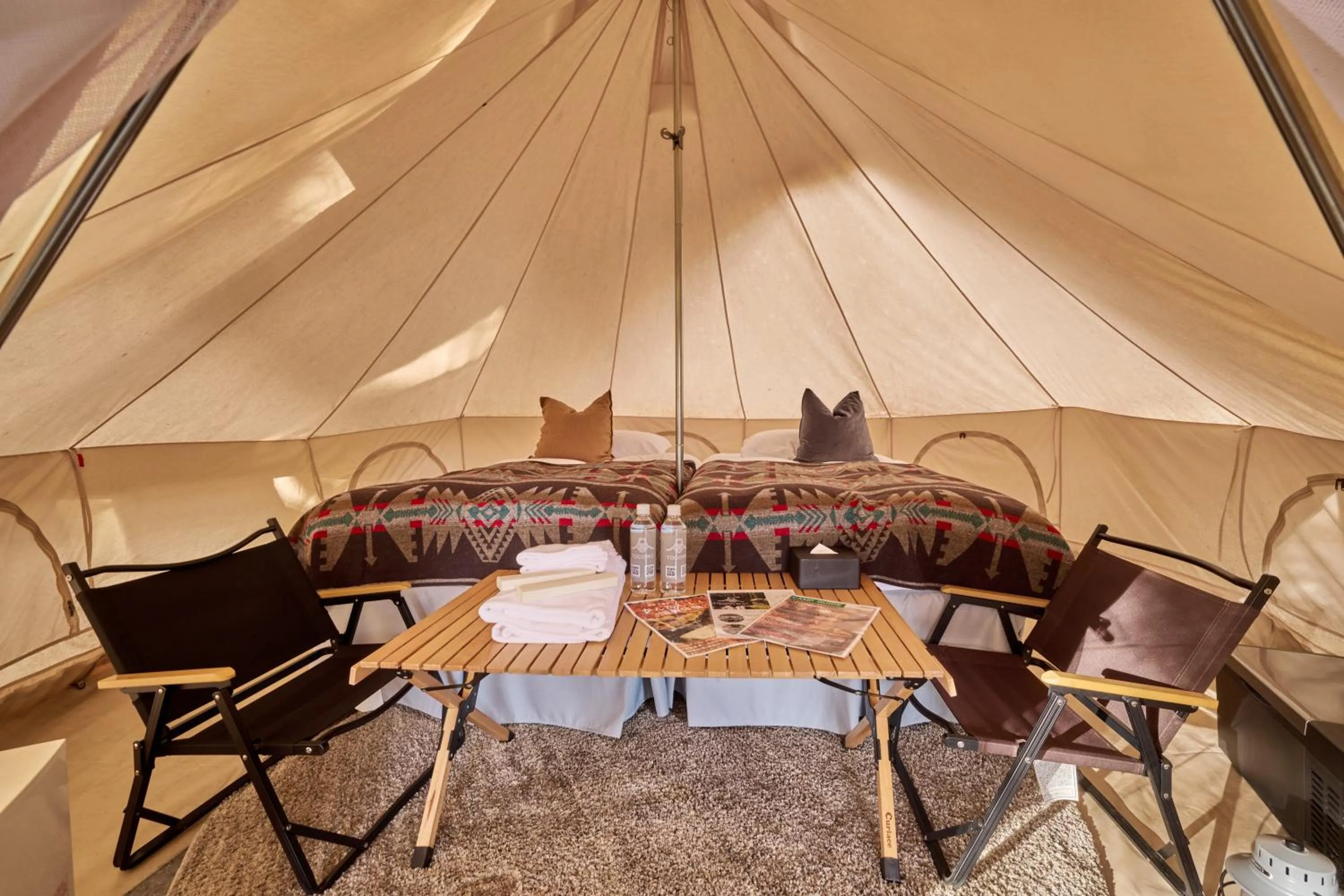 Bed in TOCORO. Mt.Fuji CAMP&GLAMPING