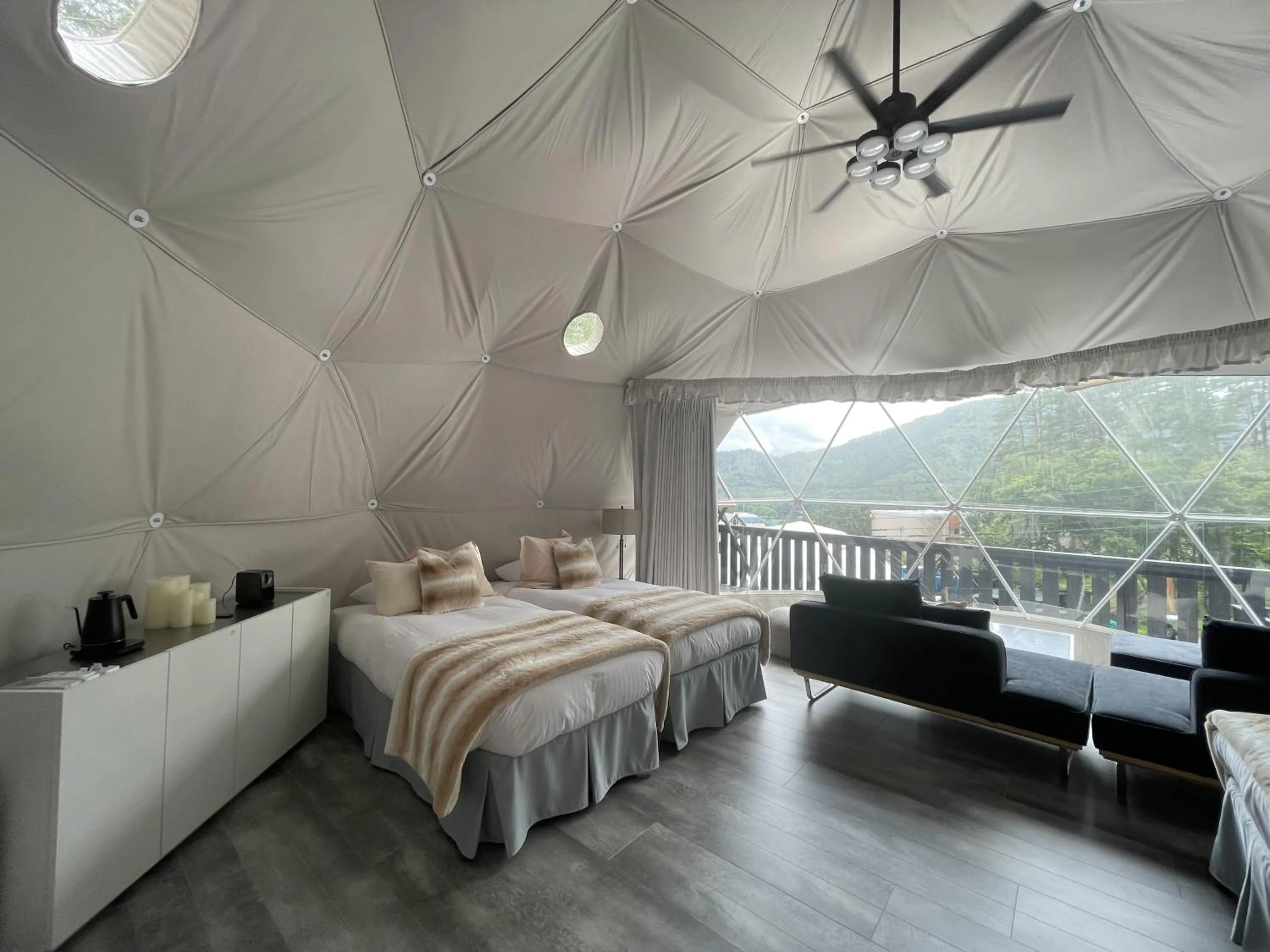 Bed in TOCORO. Mt.Fuji CAMP&GLAMPING