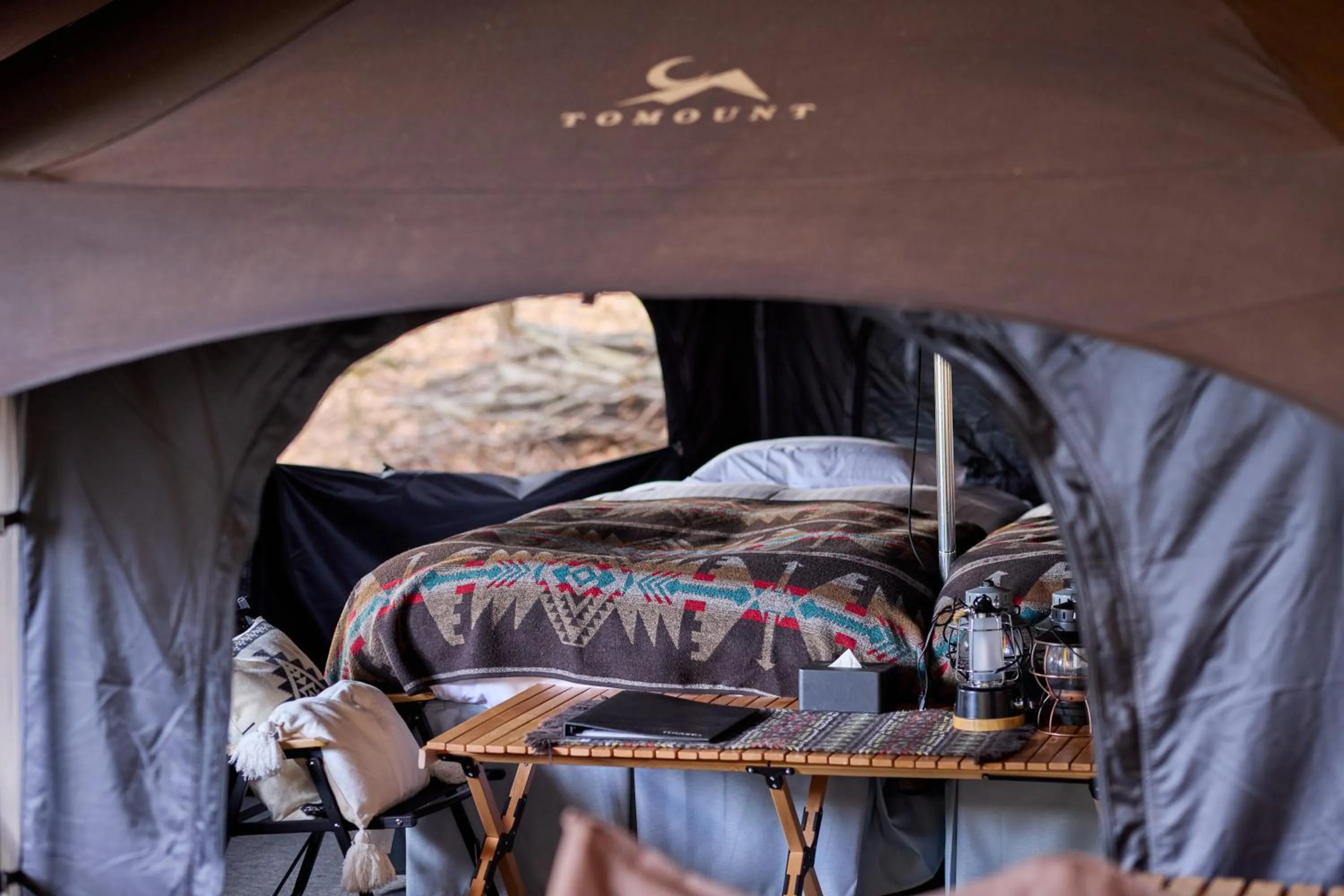 Bed in TOCORO. Mt.Fuji CAMP&GLAMPING