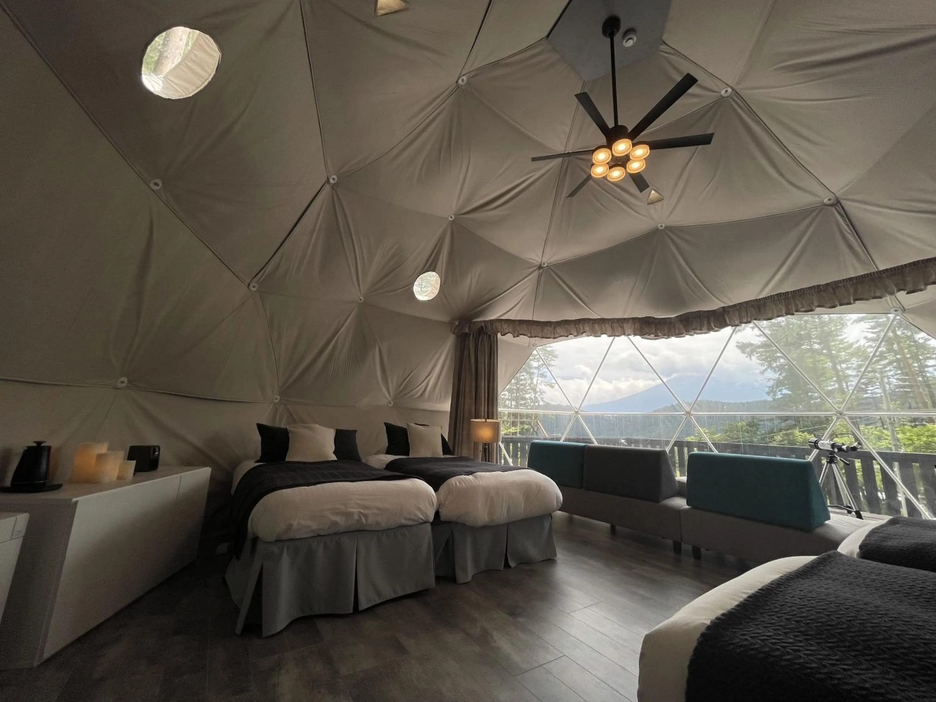 Bed in TOCORO. Mt.Fuji CAMP&GLAMPING